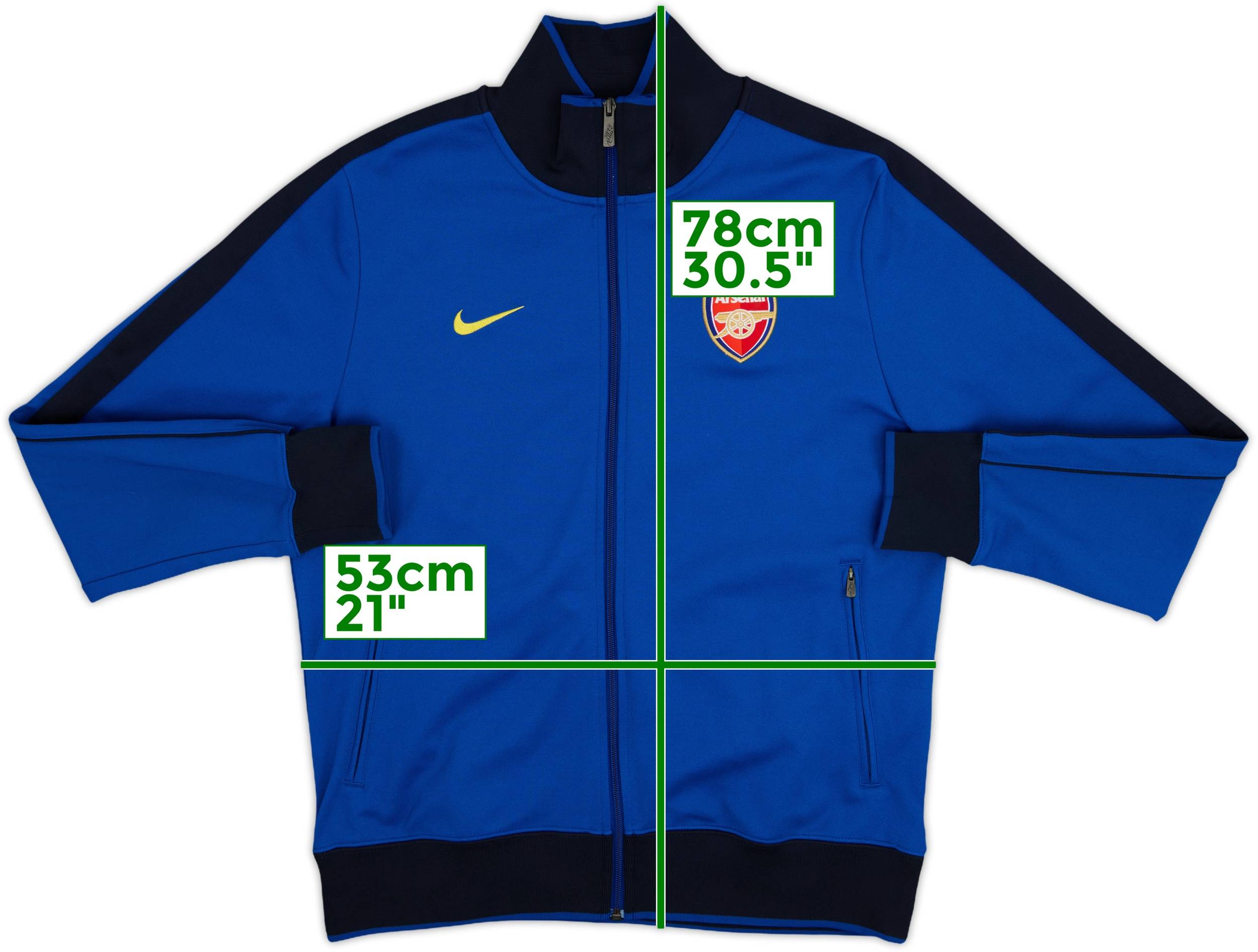 NIKE 2010-11 アーセナル トラックジャケット Mサイズ NIKE 2010-11 アーセナル トラックジャケット Mサイズ