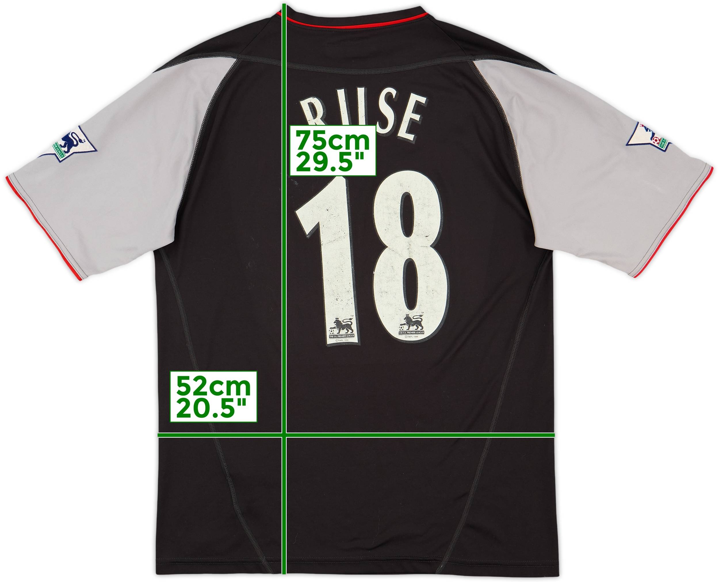 2002-04 Liverpool Away Shirt Riise #18 - 6/10 - (M)