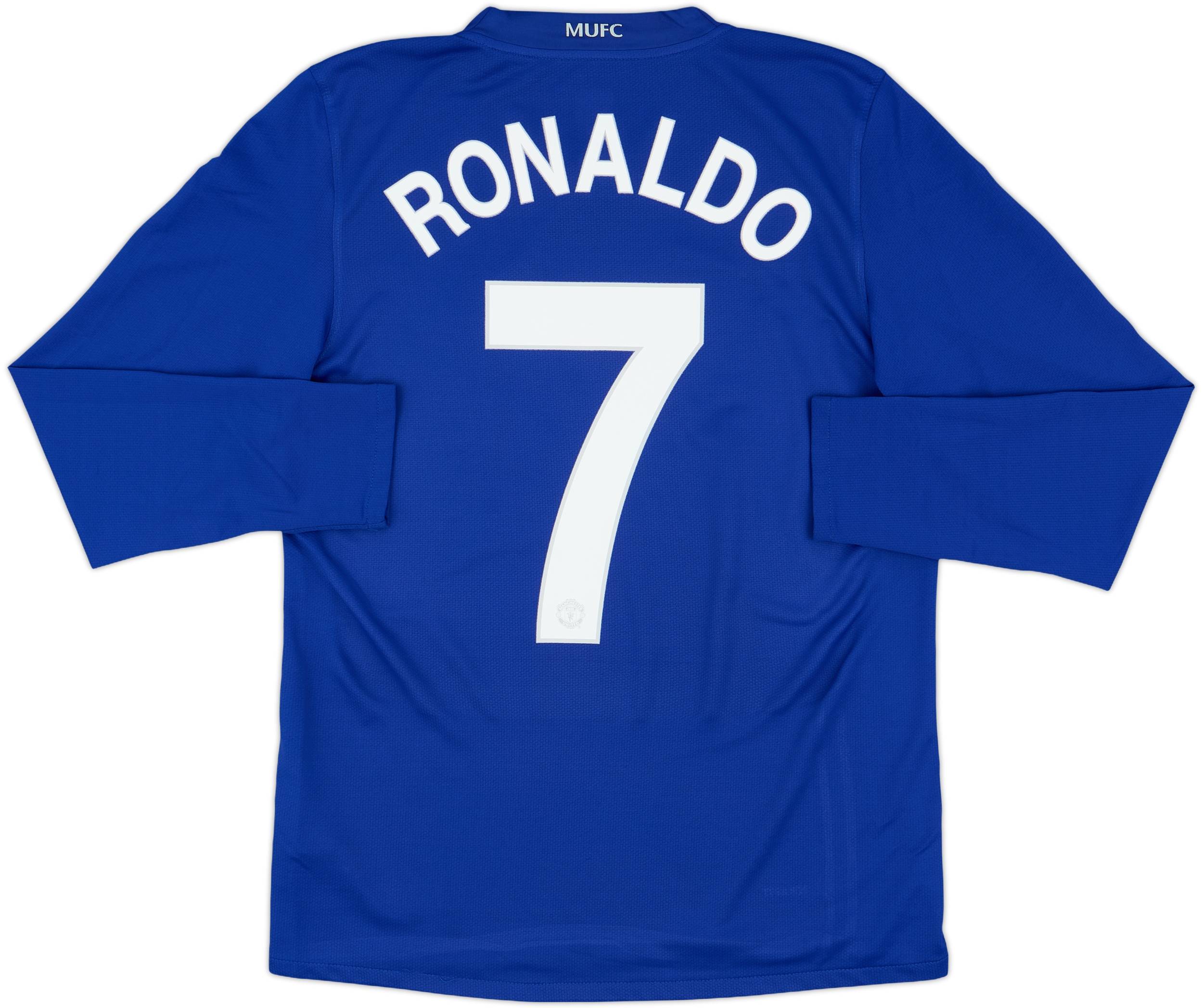2008-09 Manchester United Third L/S Shirt Ronaldo #7 - 7/10