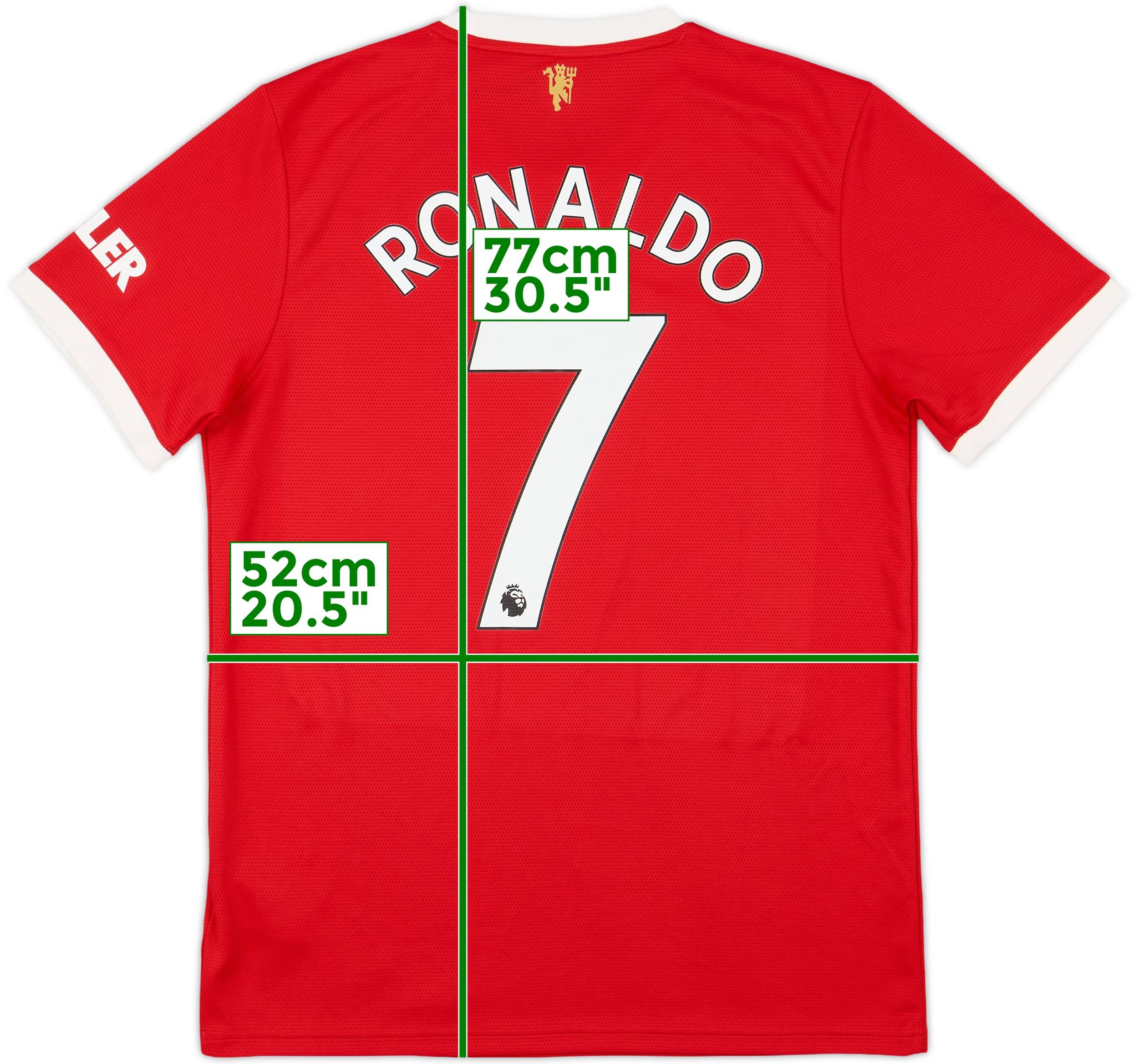 ウェア MANCHESTER UNITED HOME RONALDO 21/22 2021/22 Manchester United Home UCL Jersey #7 Ronaldo 3XL