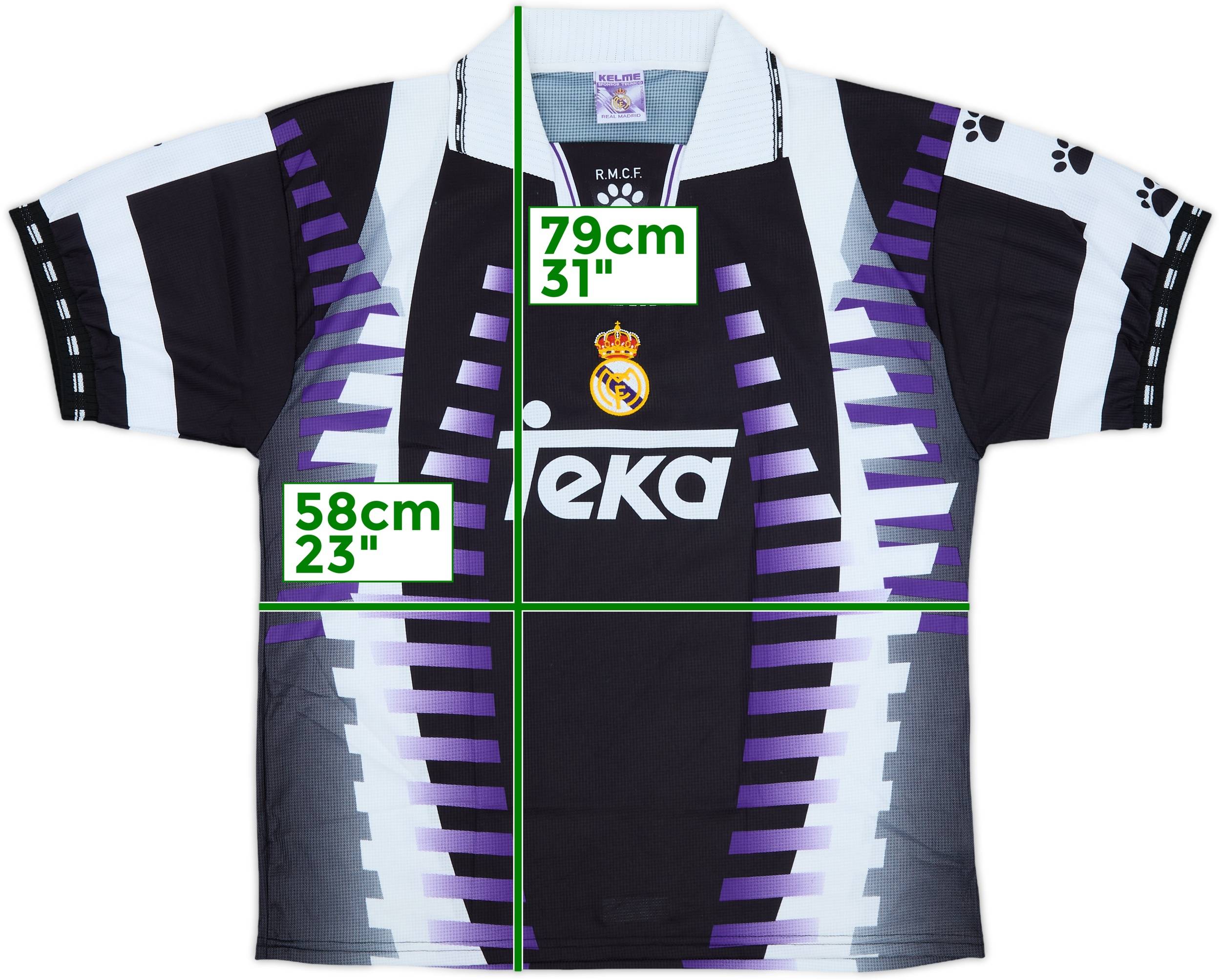 ウェア Real Madrid 1997/98 3rd Uniform 1997-98 Real Madrid Third Shirt - 8/10 - (XL)
