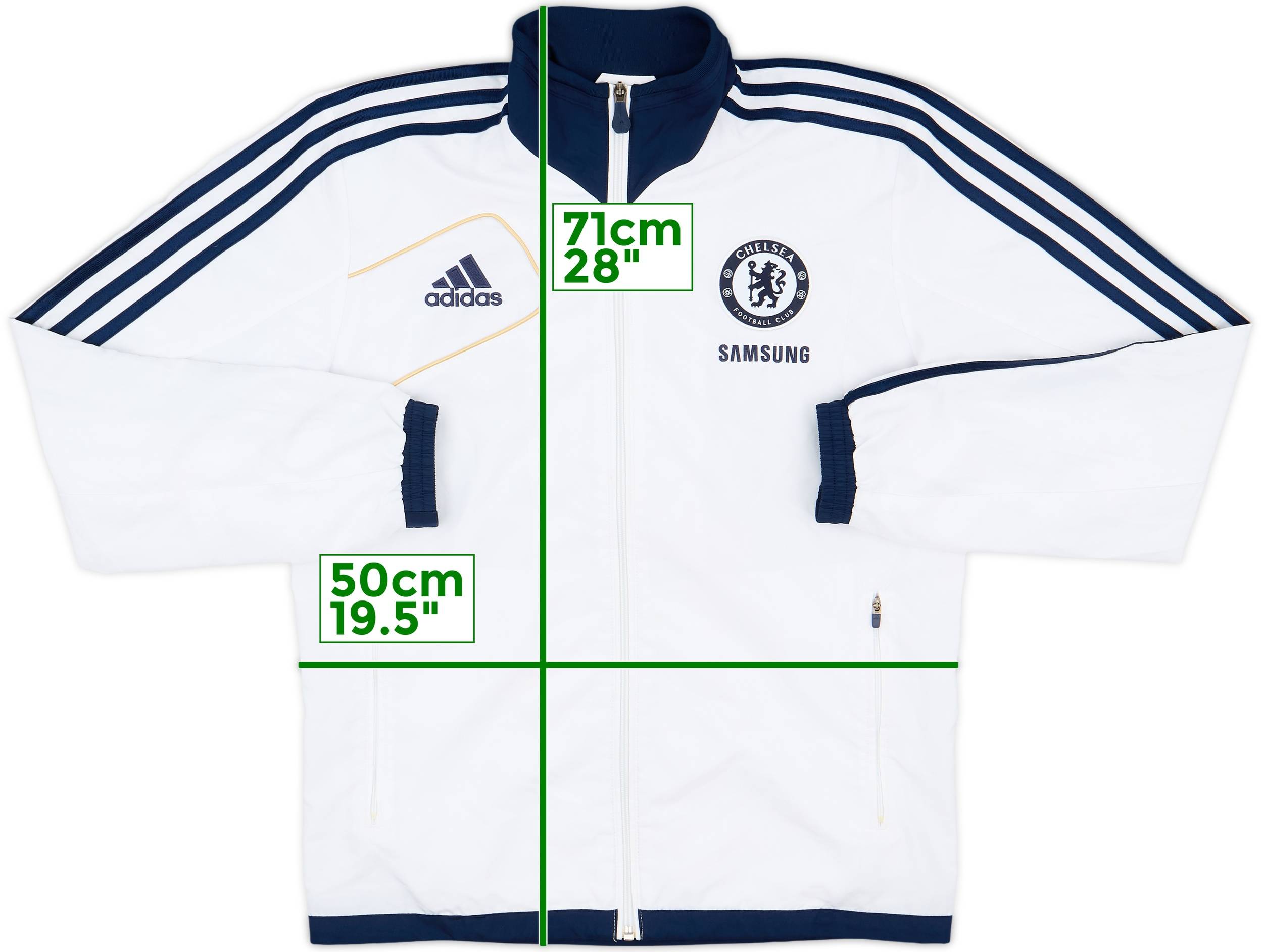 adidas　CHELSEA　ナイロンジャケット　パーカー　ジップアップ　XL Chelsea FC Futbol Soccer Track Jacket Adult XS Blue Full Zip