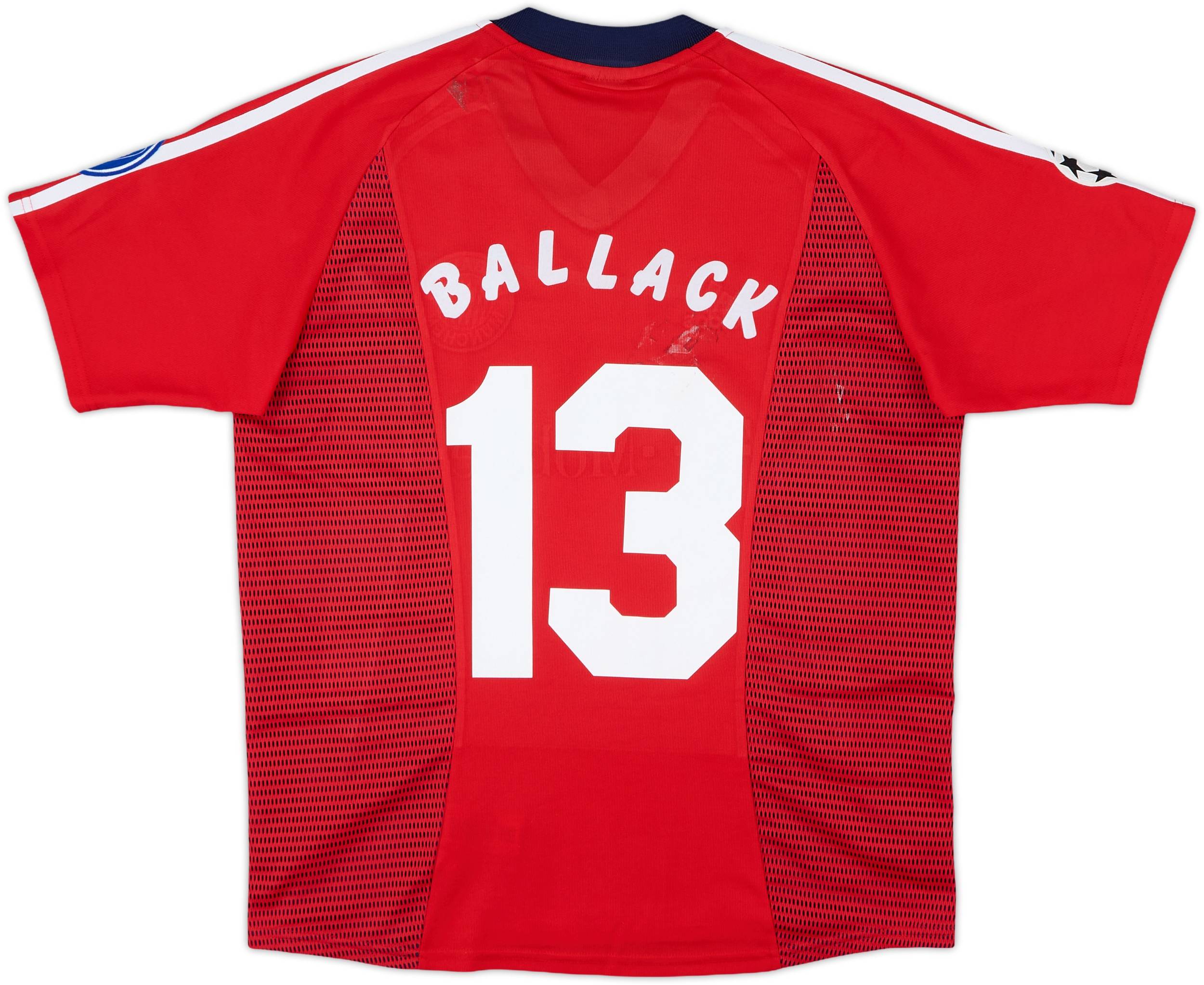 Bayern München Ballack 13 シャツ 2002-03 Bayern Munich CL Shirt Ballack #13 - 4/10 - (XL.Boys)
