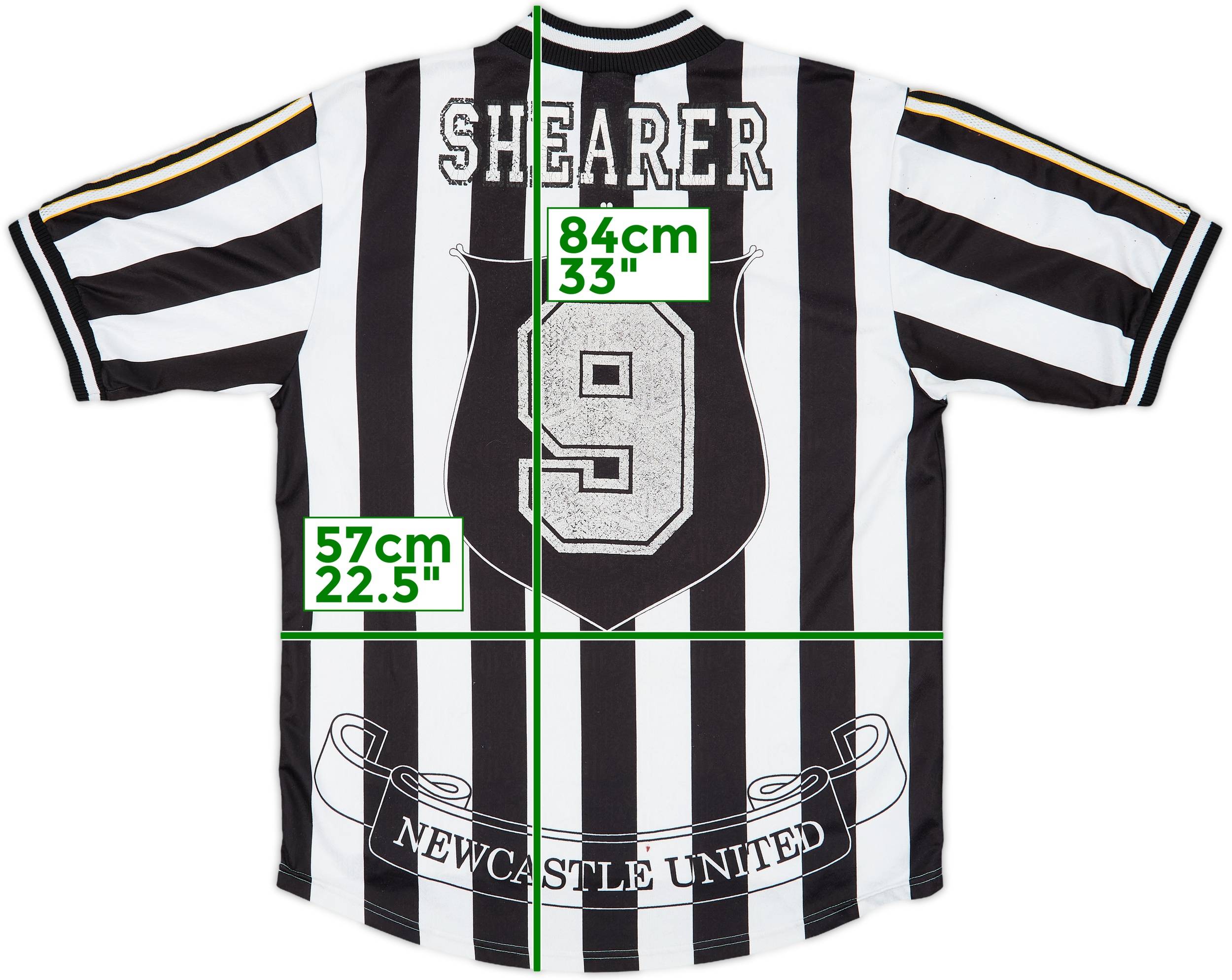 （*）様 ニューカッスル Newcastle United SHEARER 9 Alan Shearer signed Newcastle United No.9 replica jersey