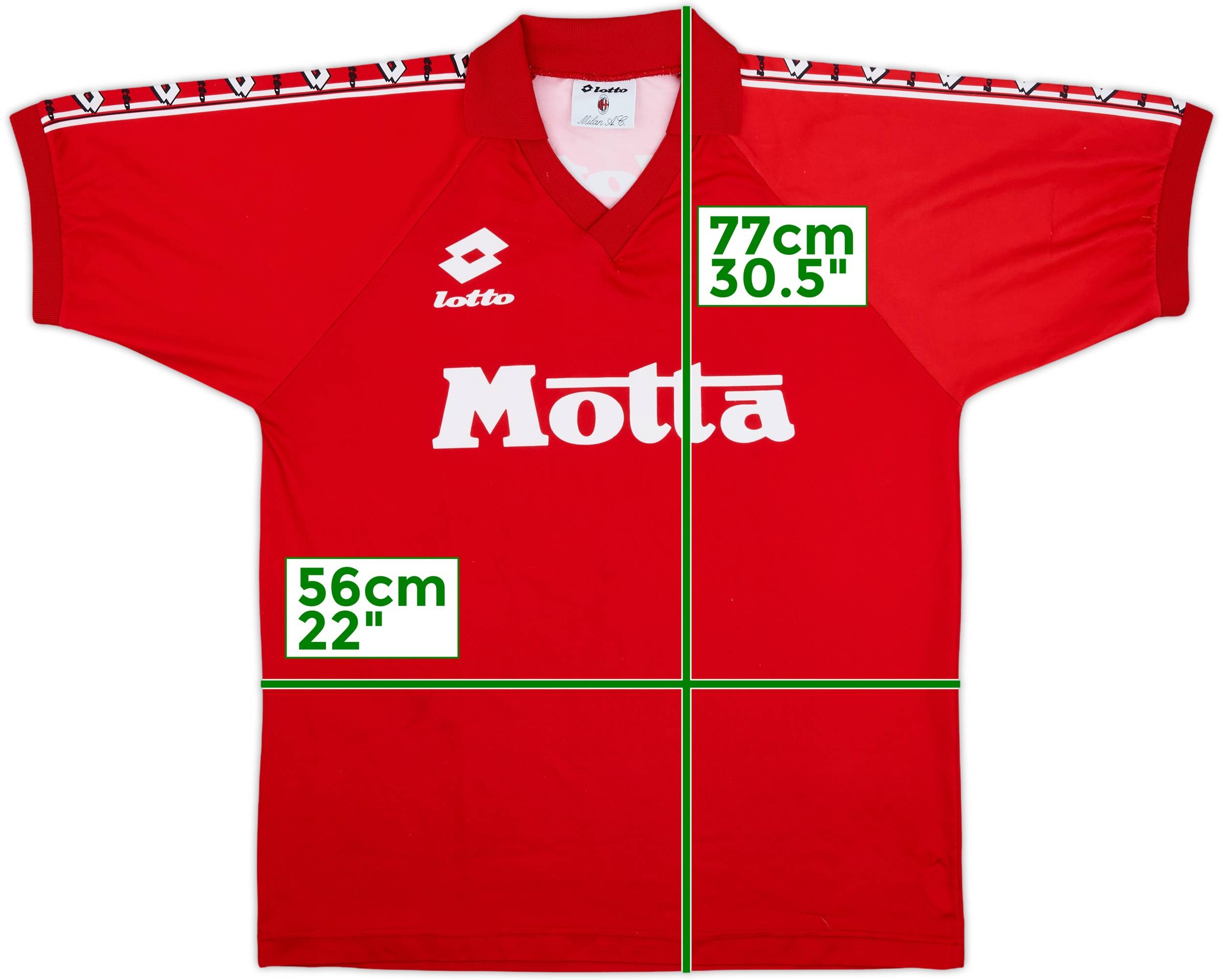1995-96 AC Milan Lotto Training L/S Shirt - 8/10 - (L)