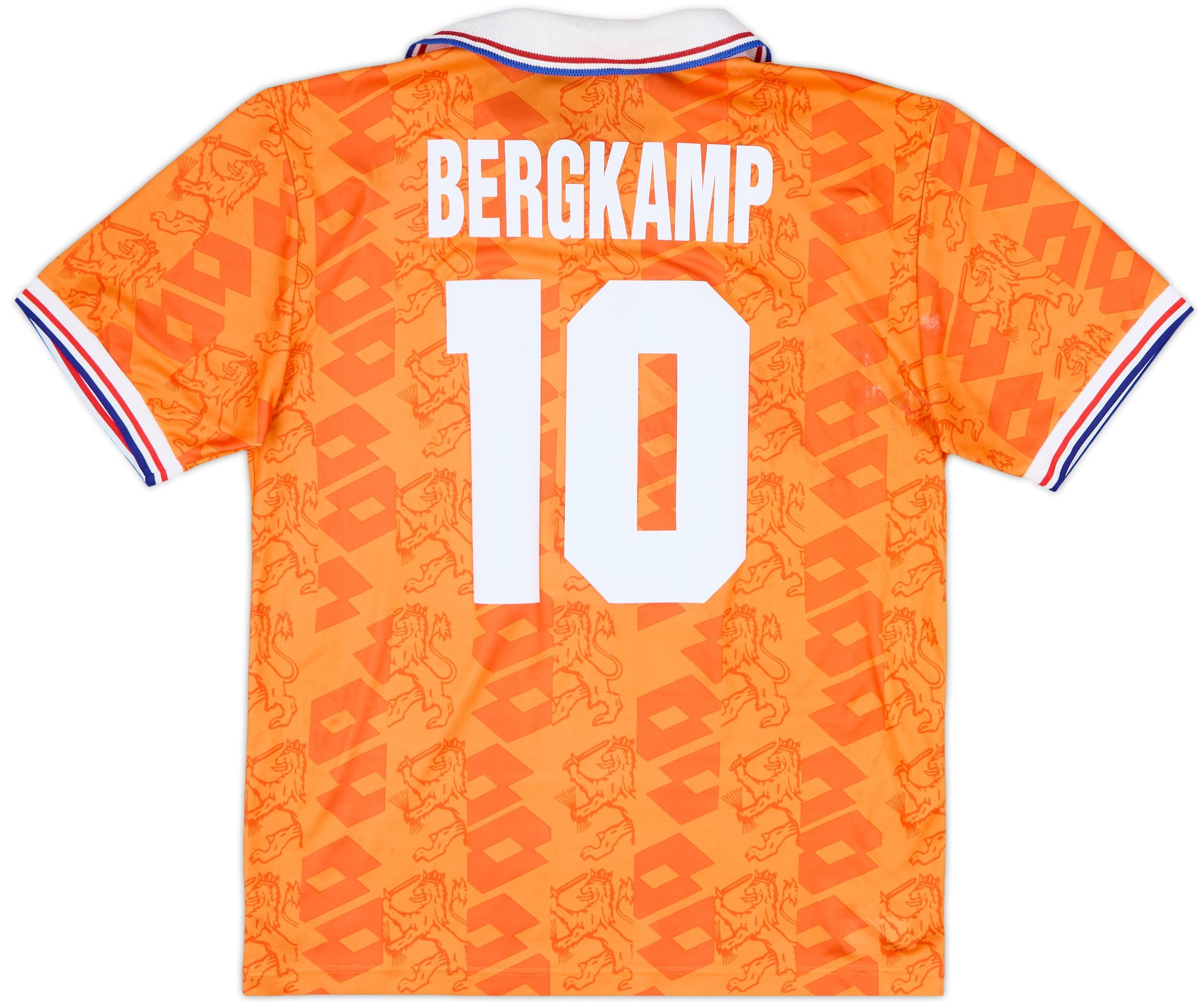 1994 Netherlands Home Shirt Bergkamp #10 - 6/10 - (M)