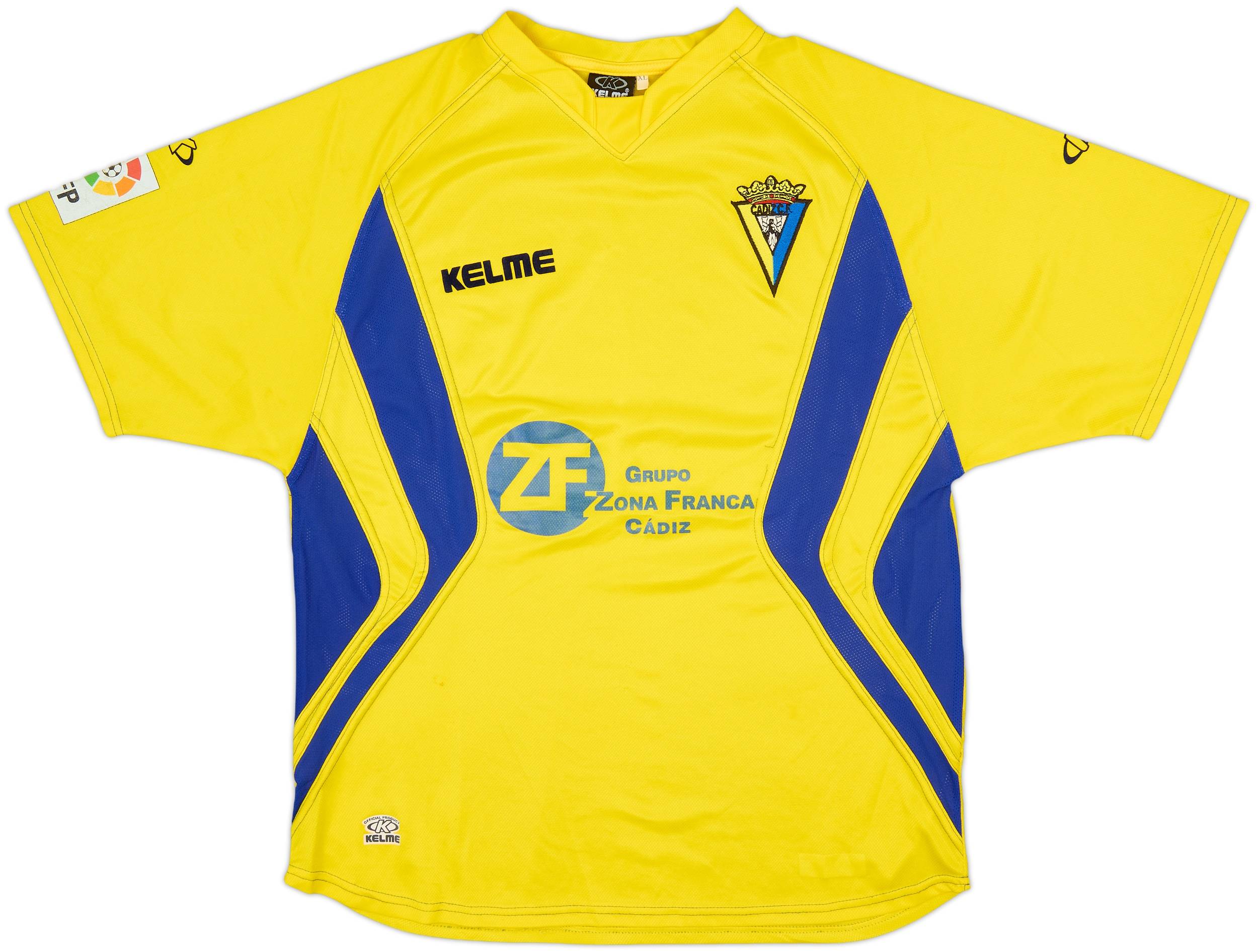 2003-04 Cadiz Home Shirt - 6/10 - (XL)