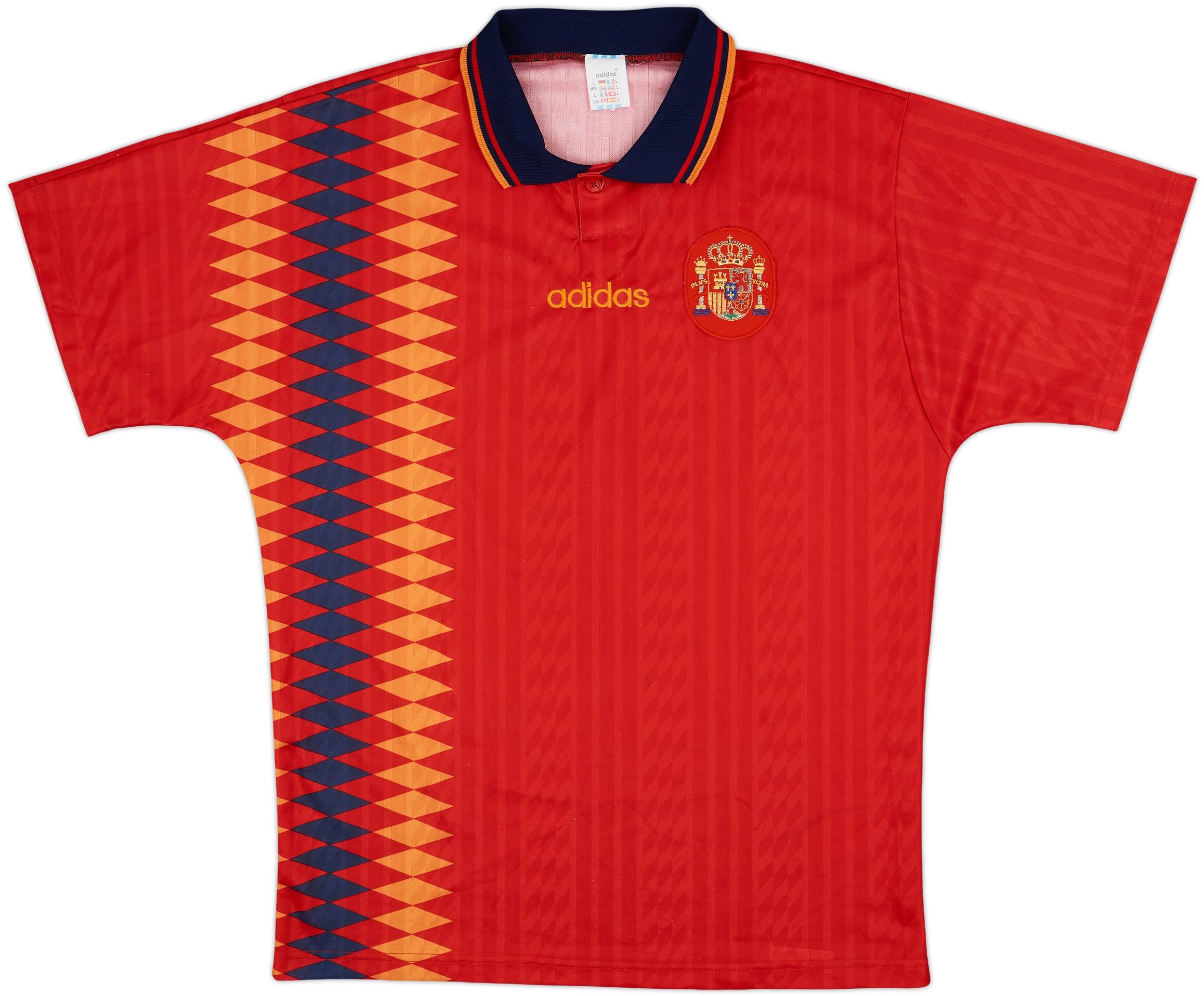 1994-96 Spain Home Shirt - 8/10 - (L)