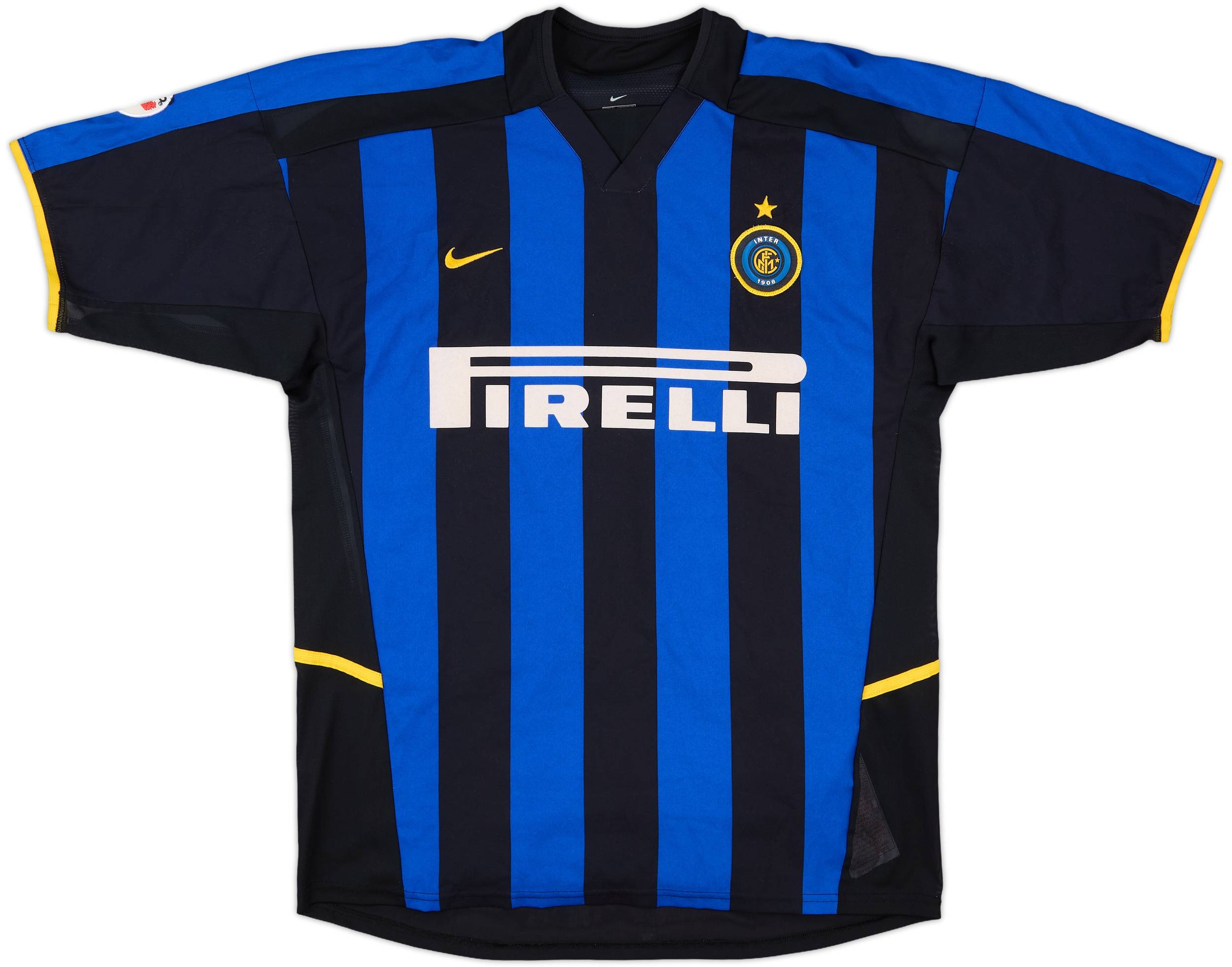 2002-03 Inter Milan Player Issue Home Shirt Vieri #32 - 9/10 - (M)