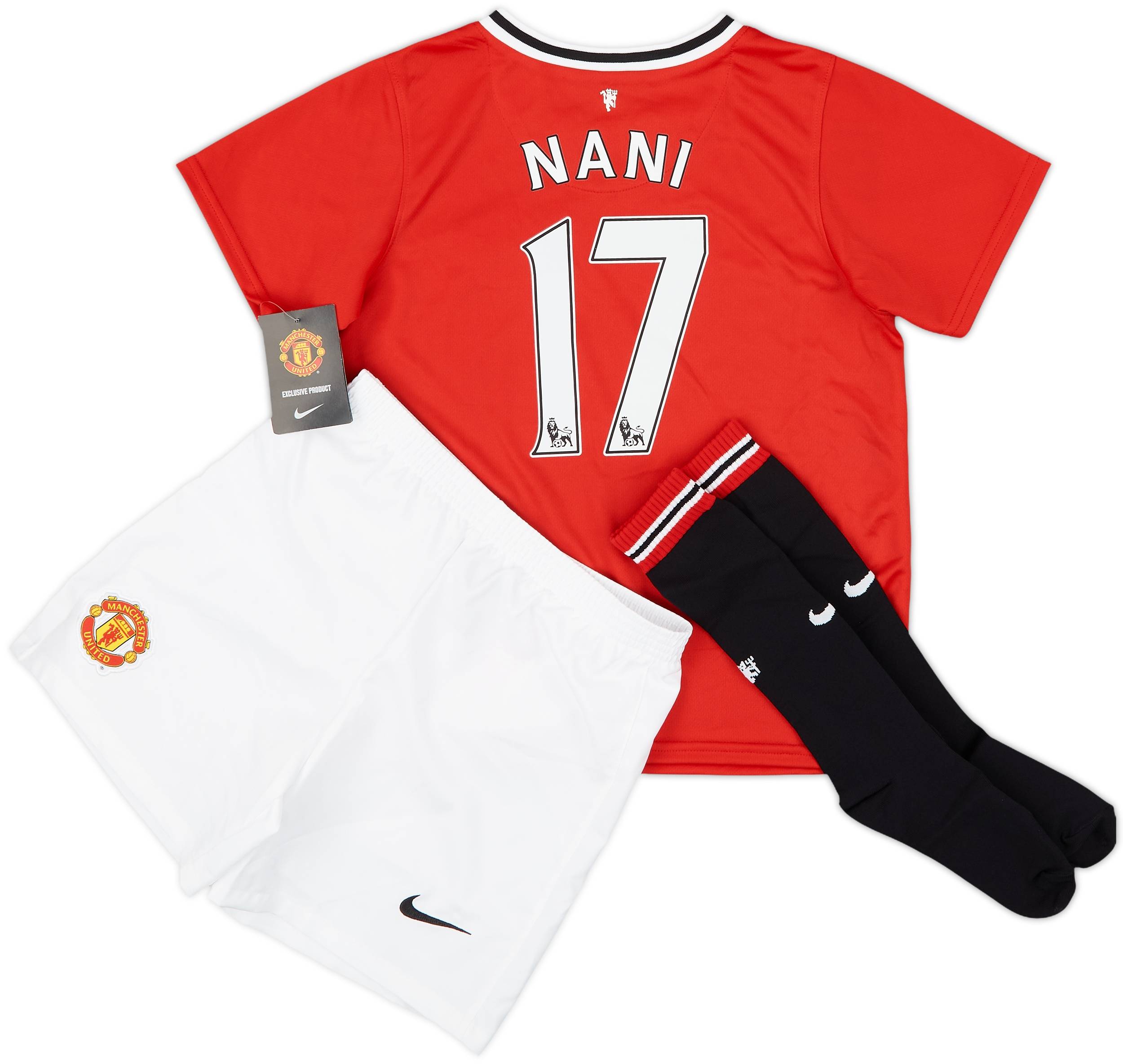 2011-12 Manchester United Home Full Kit Nani #17 (7-8 Years)