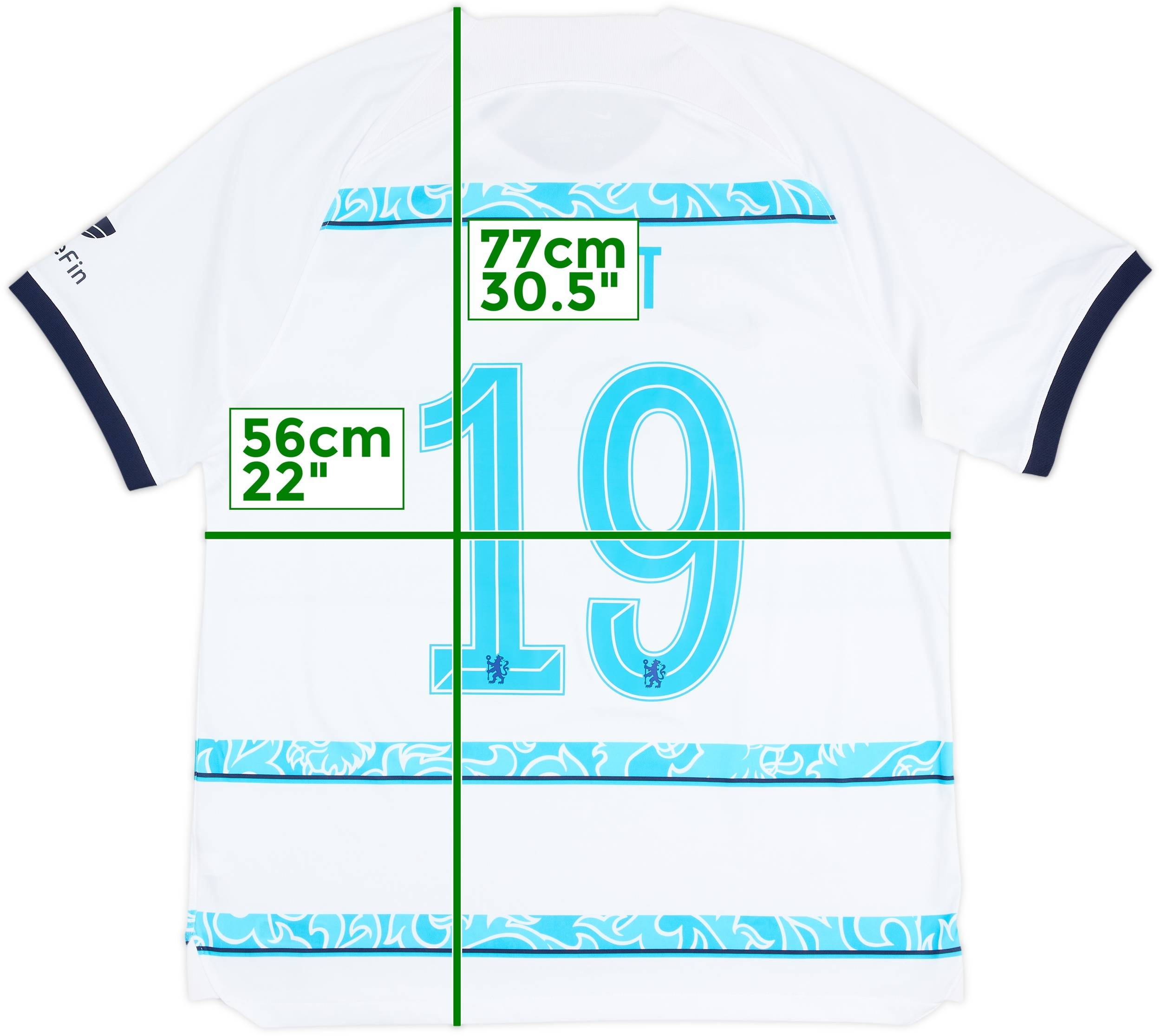 2022-23 Chelsea Away Shirt Mount #19 - 9/10 - (XL)