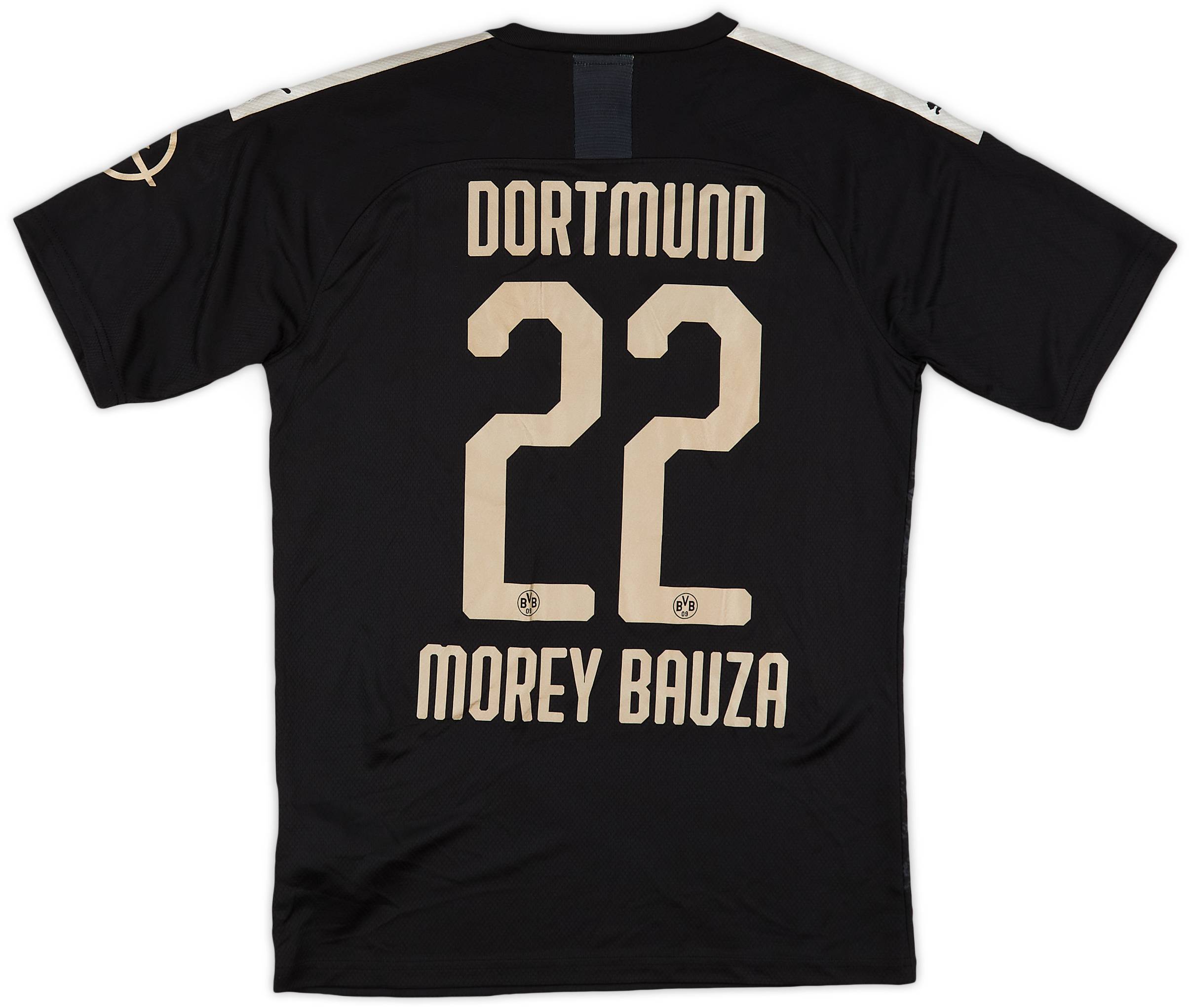 2019-20 Borussia Dortmund Player Issue Away Shirt Morey Bauza #22