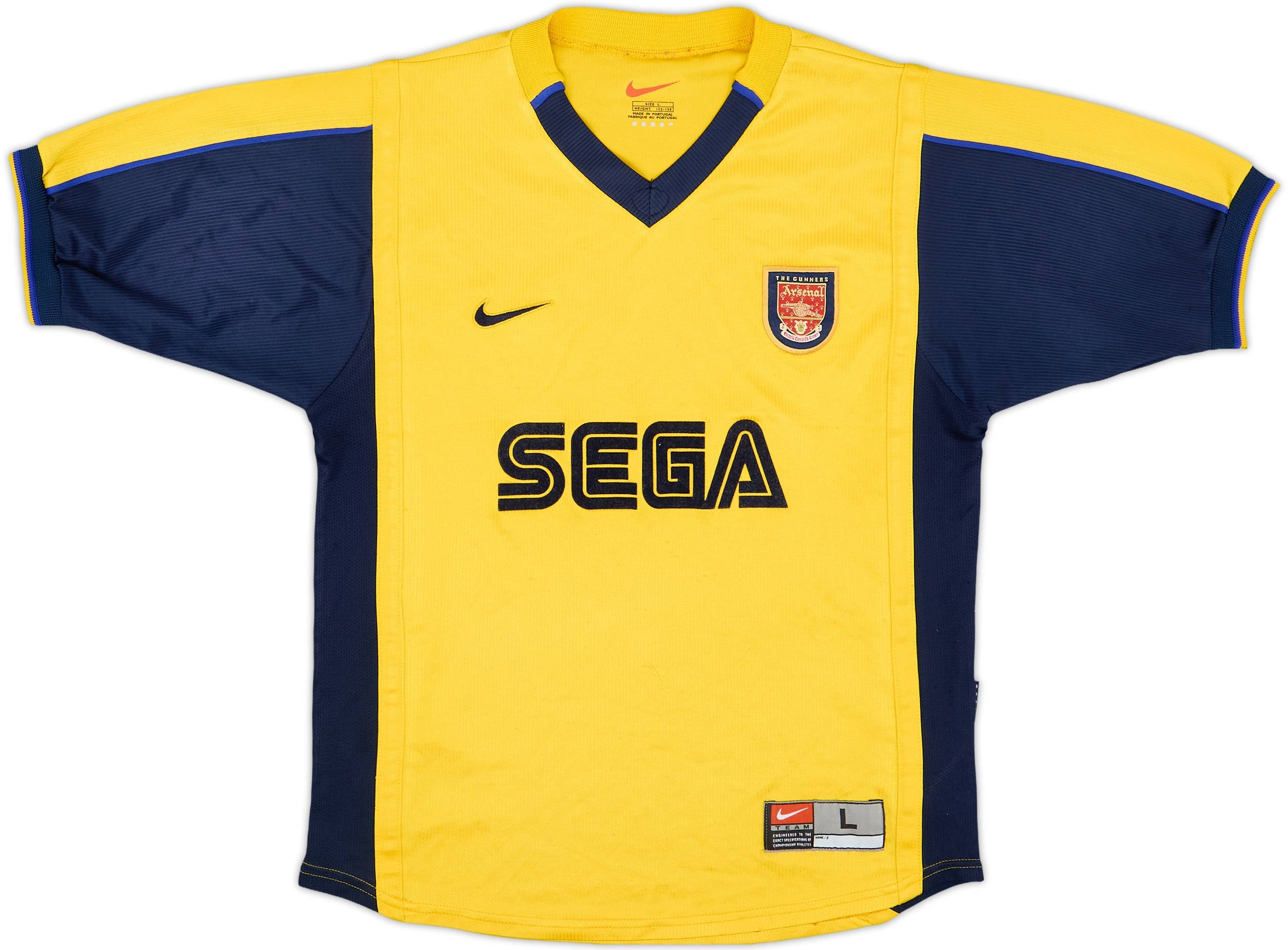 1999-01 Arsenal Away Shirt - 8/10 - (L.Boys)