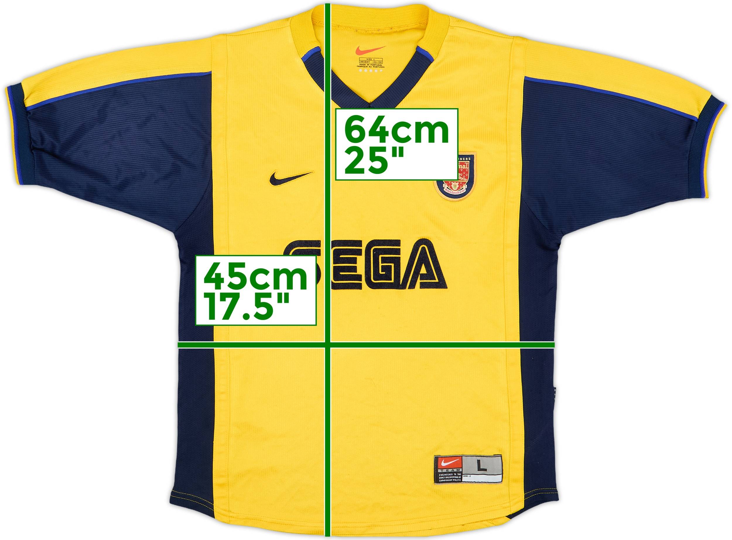 1999-01 Arsenal Away Shirt - 8/10 - (L.Boys)