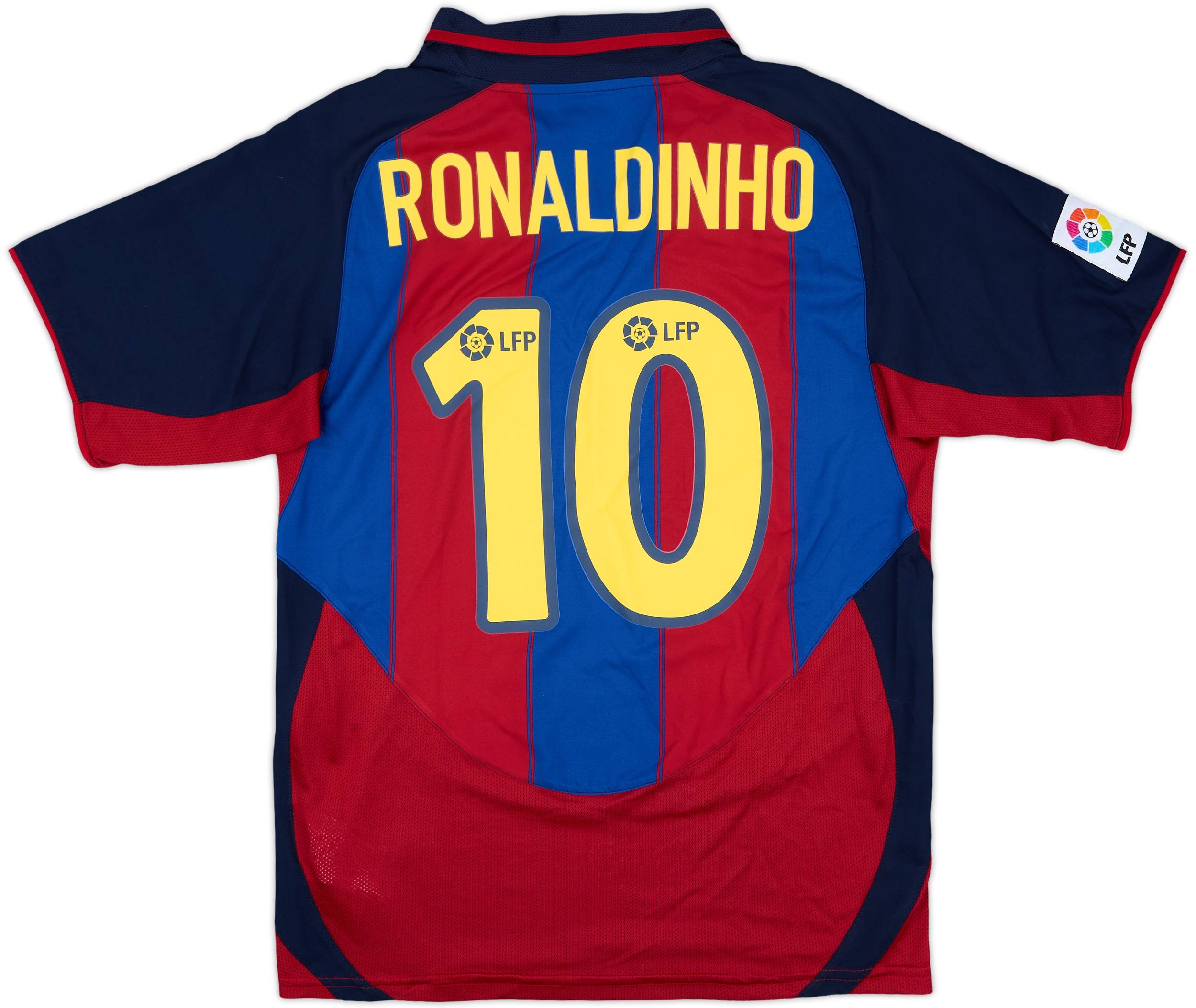2003-04 Barcelona Home Shirt Ronaldinho #10 - 10/10 - (S)