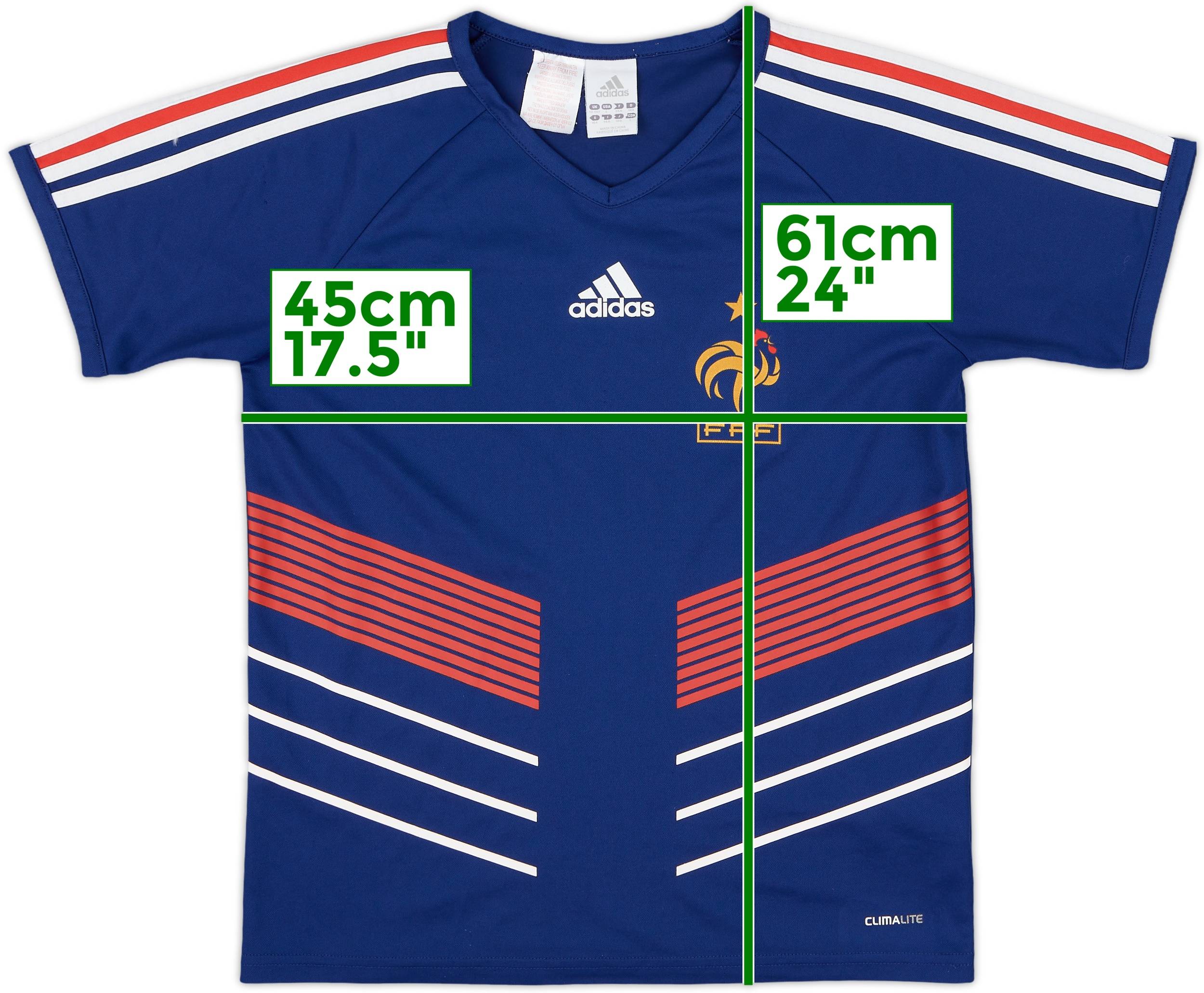 2009-10 France Basic Home Shirt - 7/10 - (L.Boys)