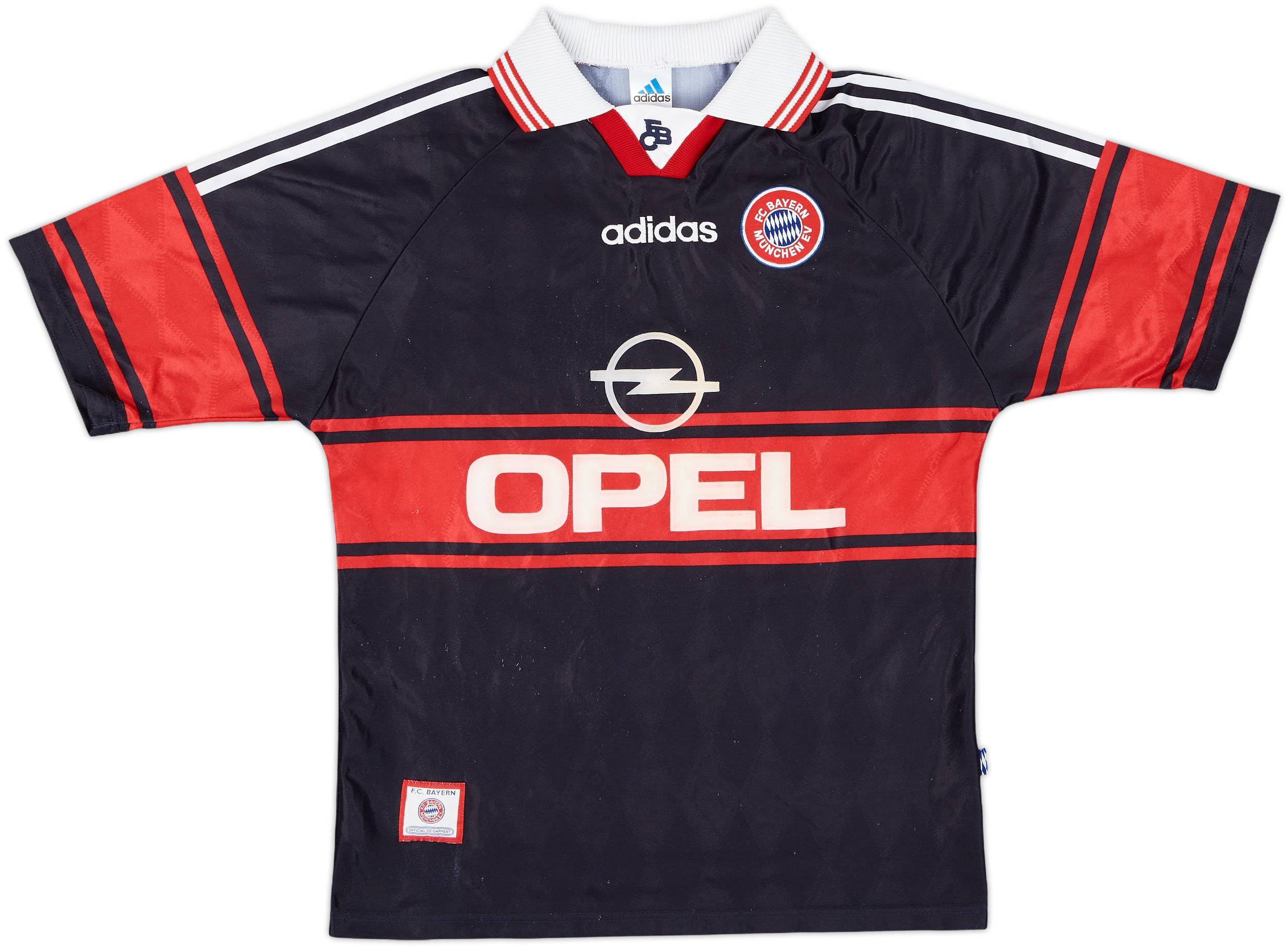 1997-99 Bayern Munich Home Shirt - 8/10 - (XL.Boys)