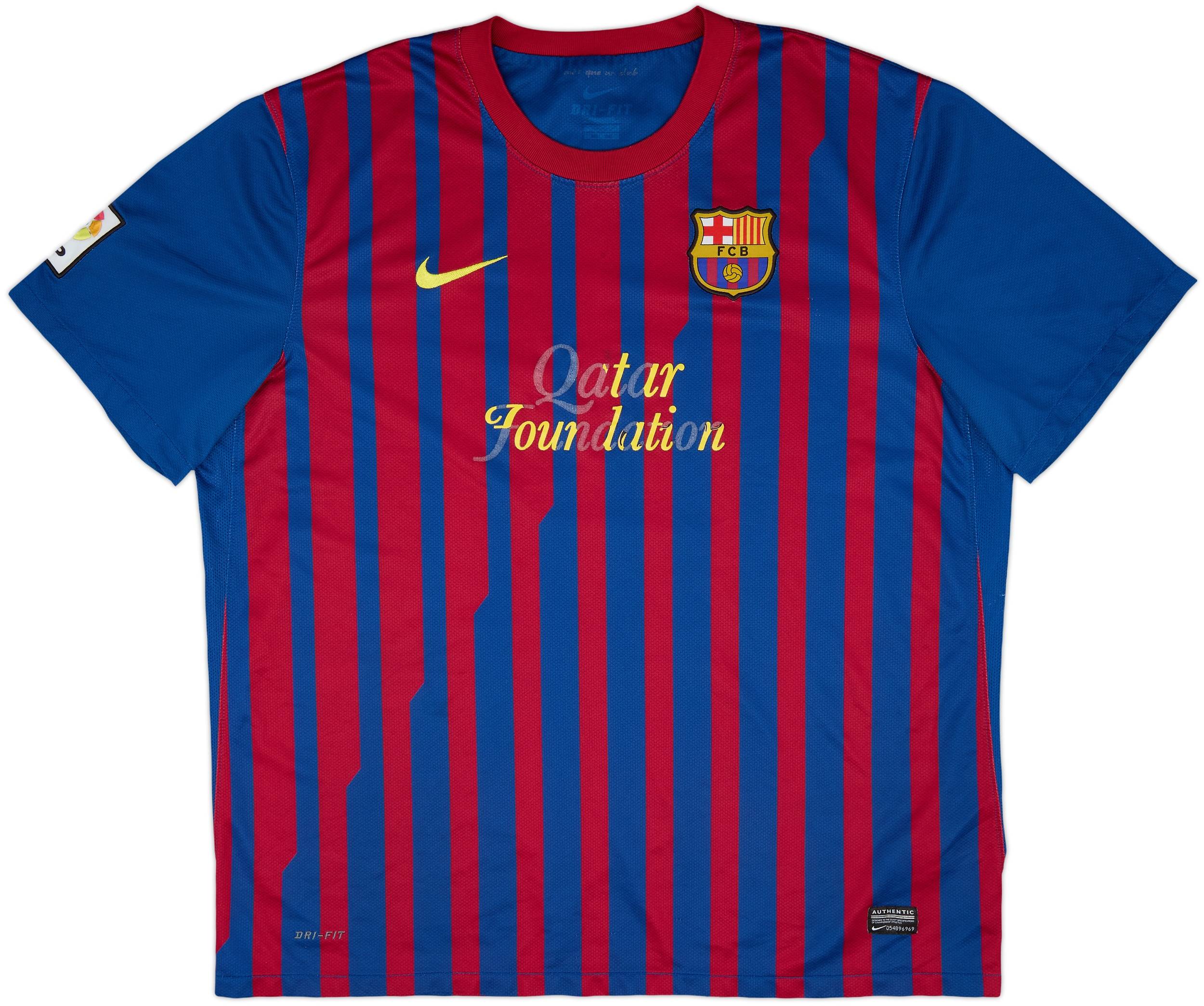2011-12 Barcelona Home Shirt - 4/10 - (XXL)