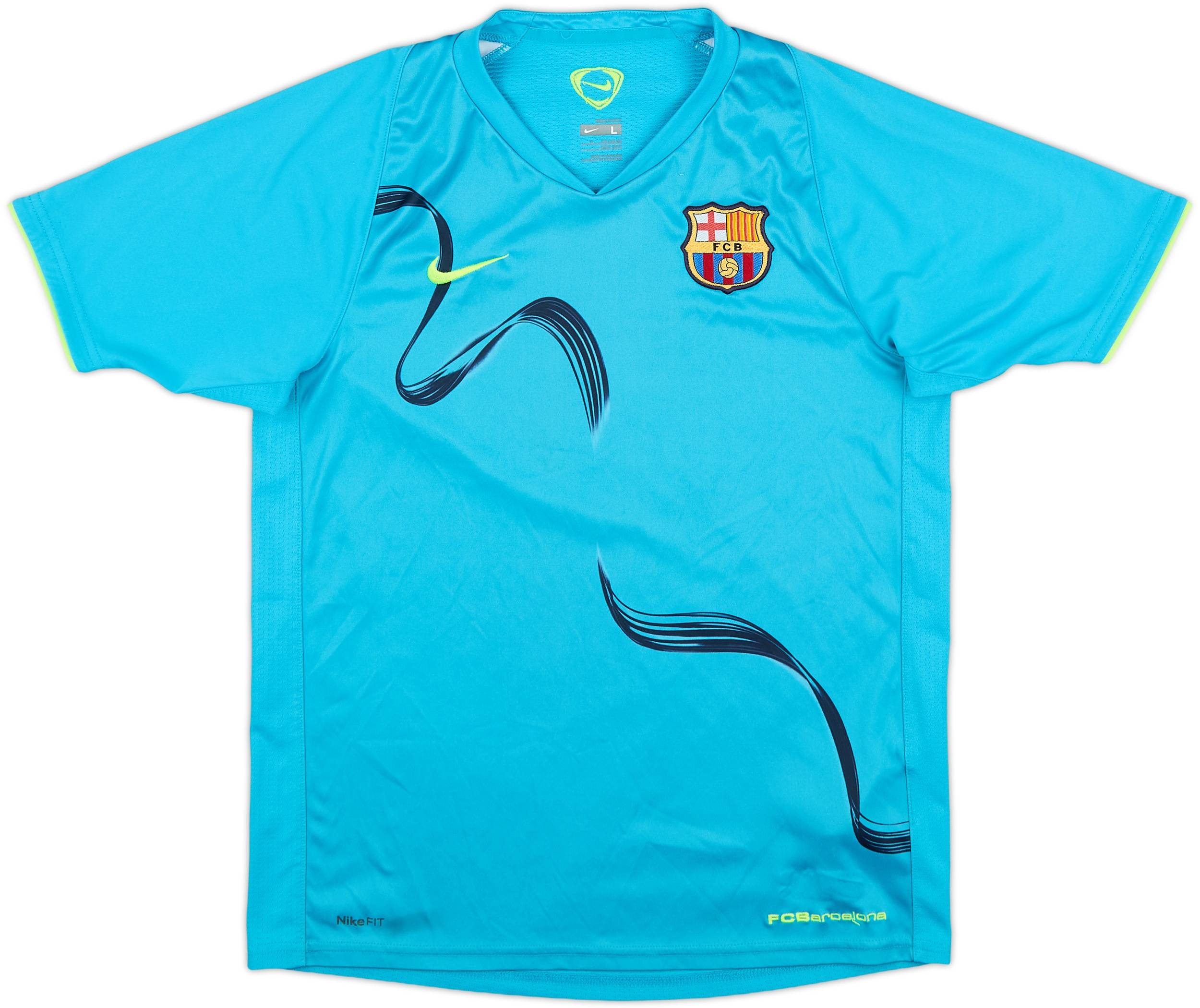 2007-08 Barcelona Nike Training Shirt - 9/10 - (L.Boys)