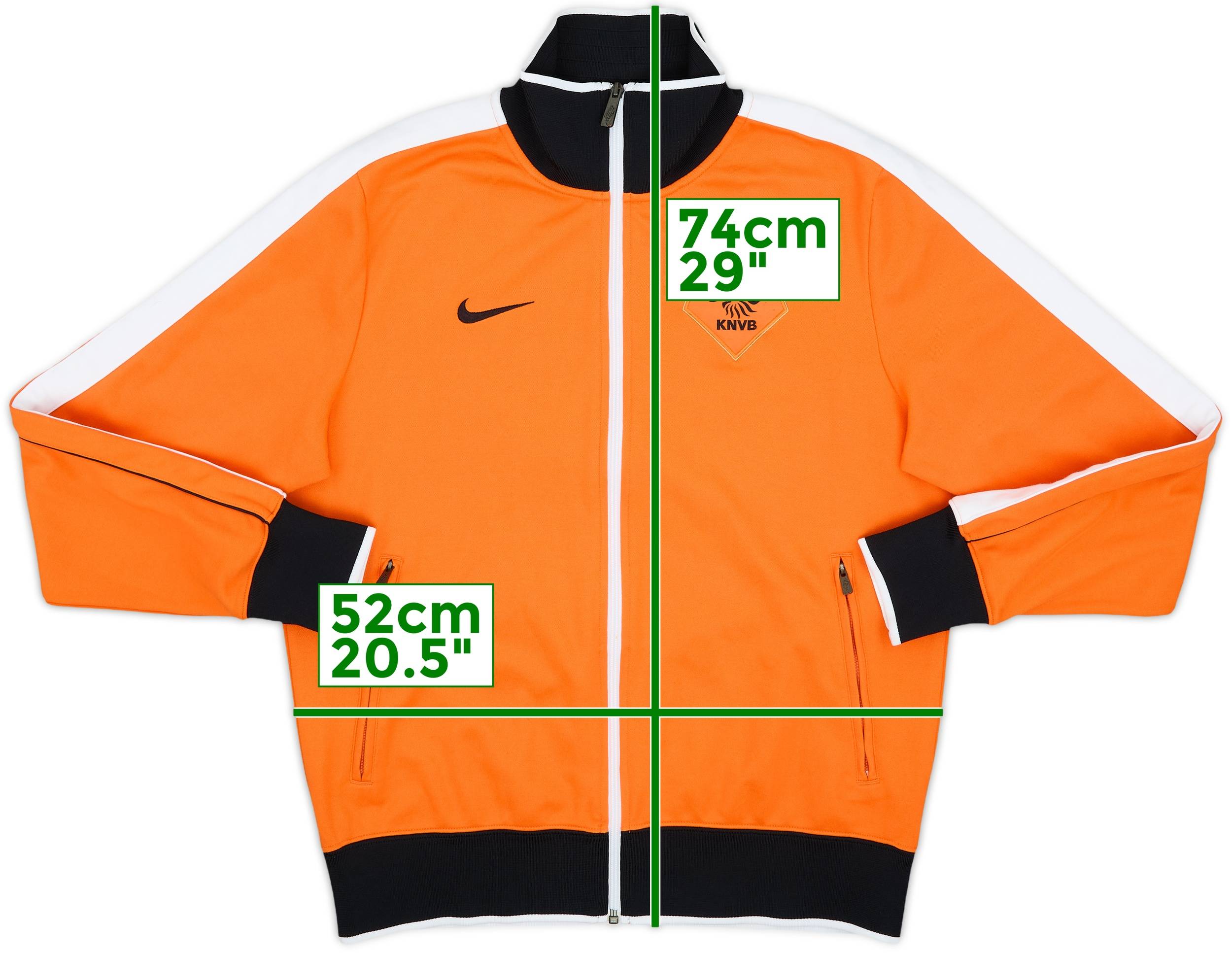 2010-11 Netherlands Nike Track Jacket - 9/10 - (M)