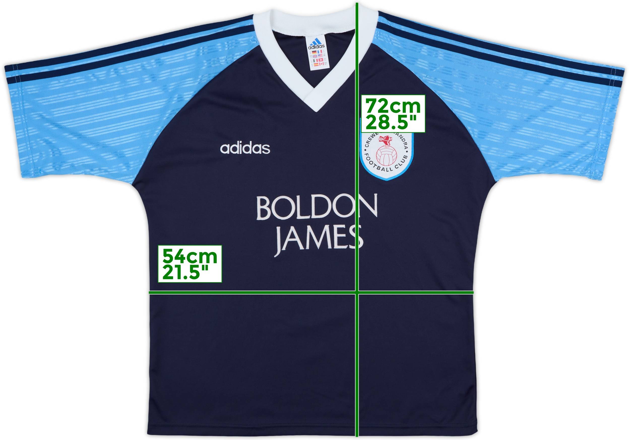 1997-98 Crewe Alexandra Away Shirt - 8/10 - (S)