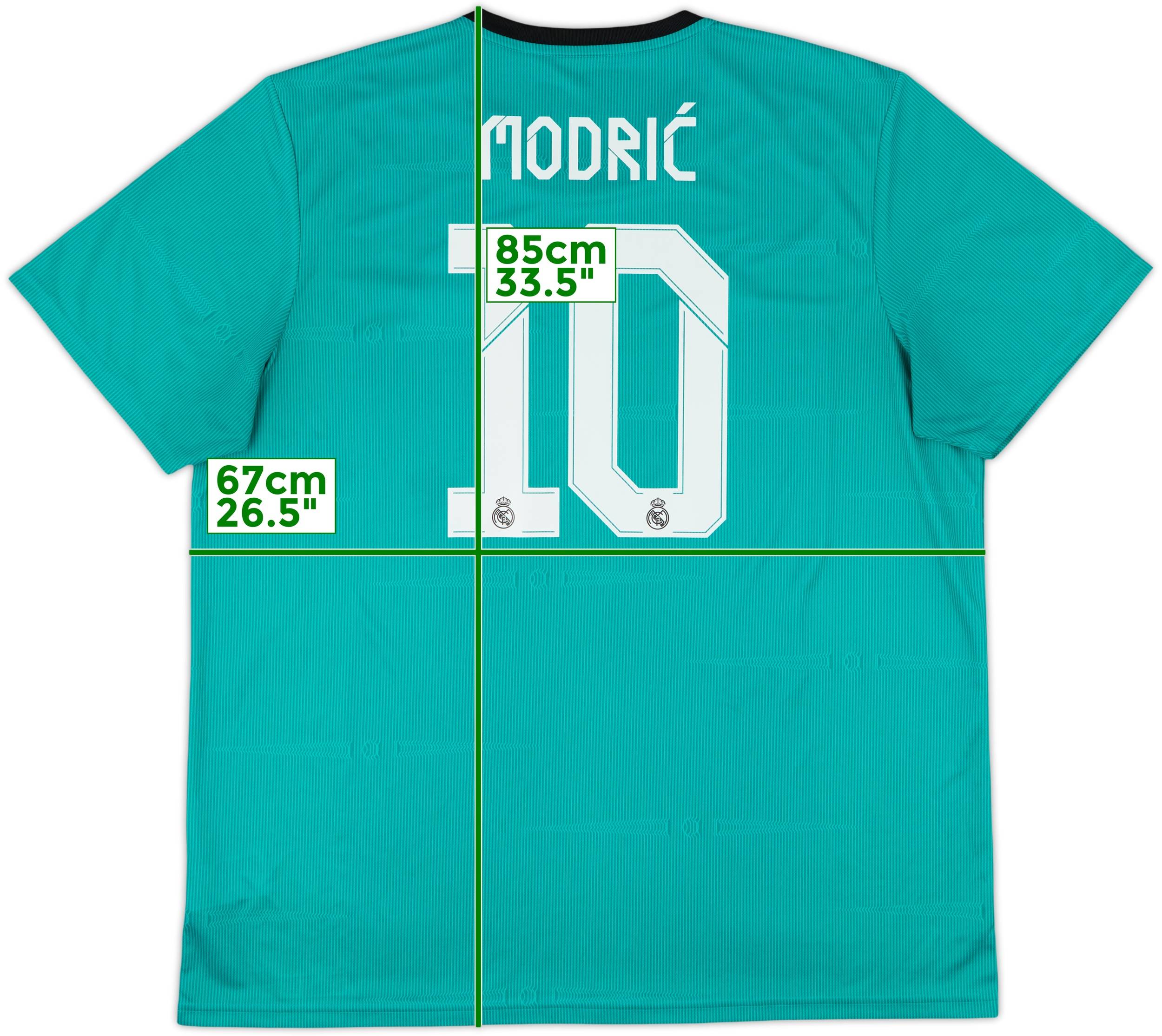 Real Madrid Luka Modrić オーセンティックユニフォーム Luka Modrić | Real Madrid - Atlético de Madrid | MatchWornShirt