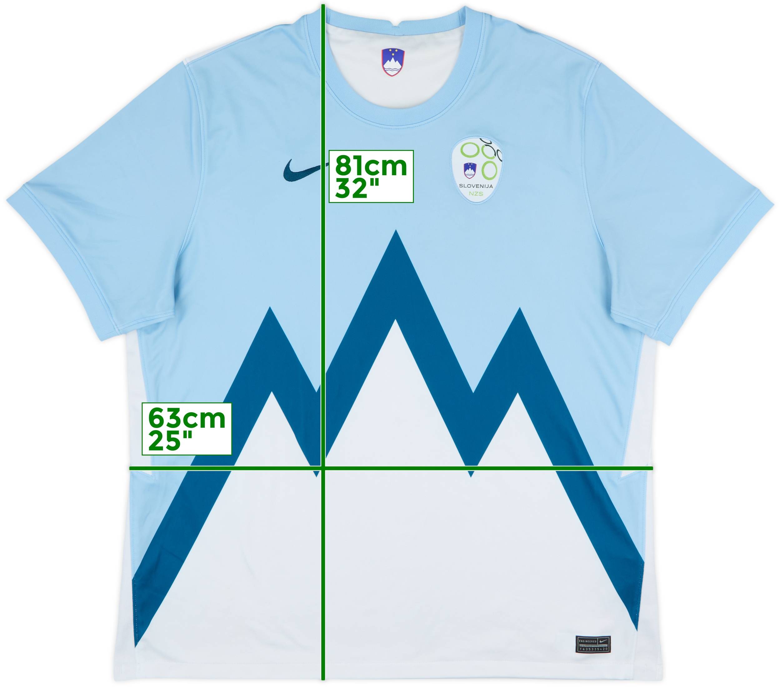 2020-21 Slovenia Home Shirt - 7/10 - (XXL)