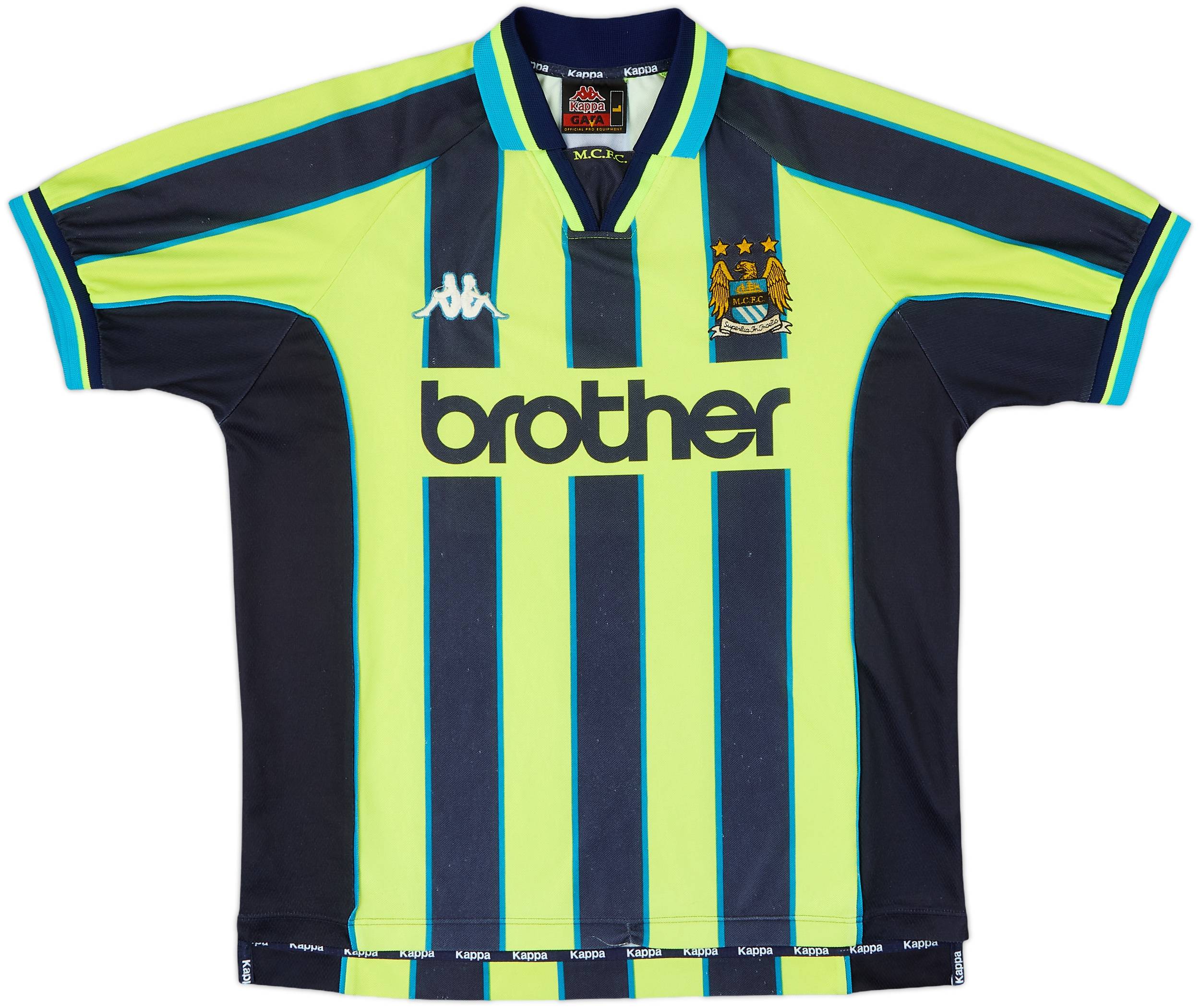 ウェア Manchester City 98/99 Away 1998-99 Manchester City Away Shirt - 6/10 - (L)