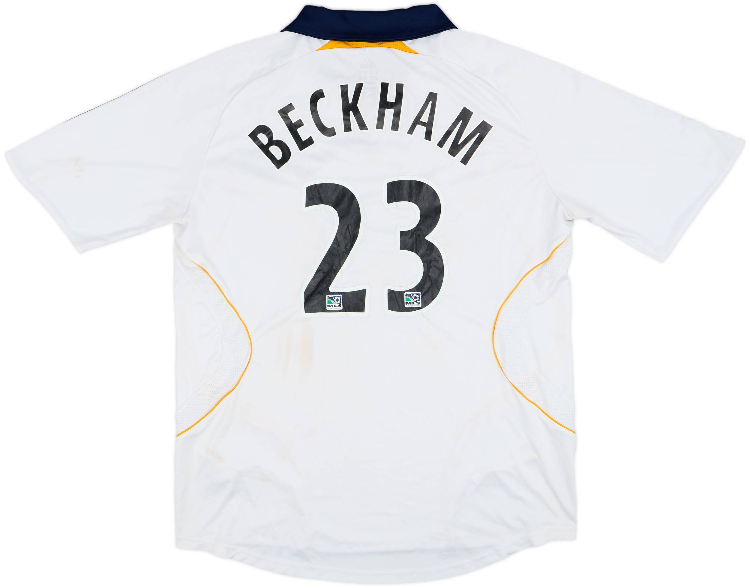 2007-08 LA Galaxy Home Shirt Beckham #23 - 4/10 - (XL)