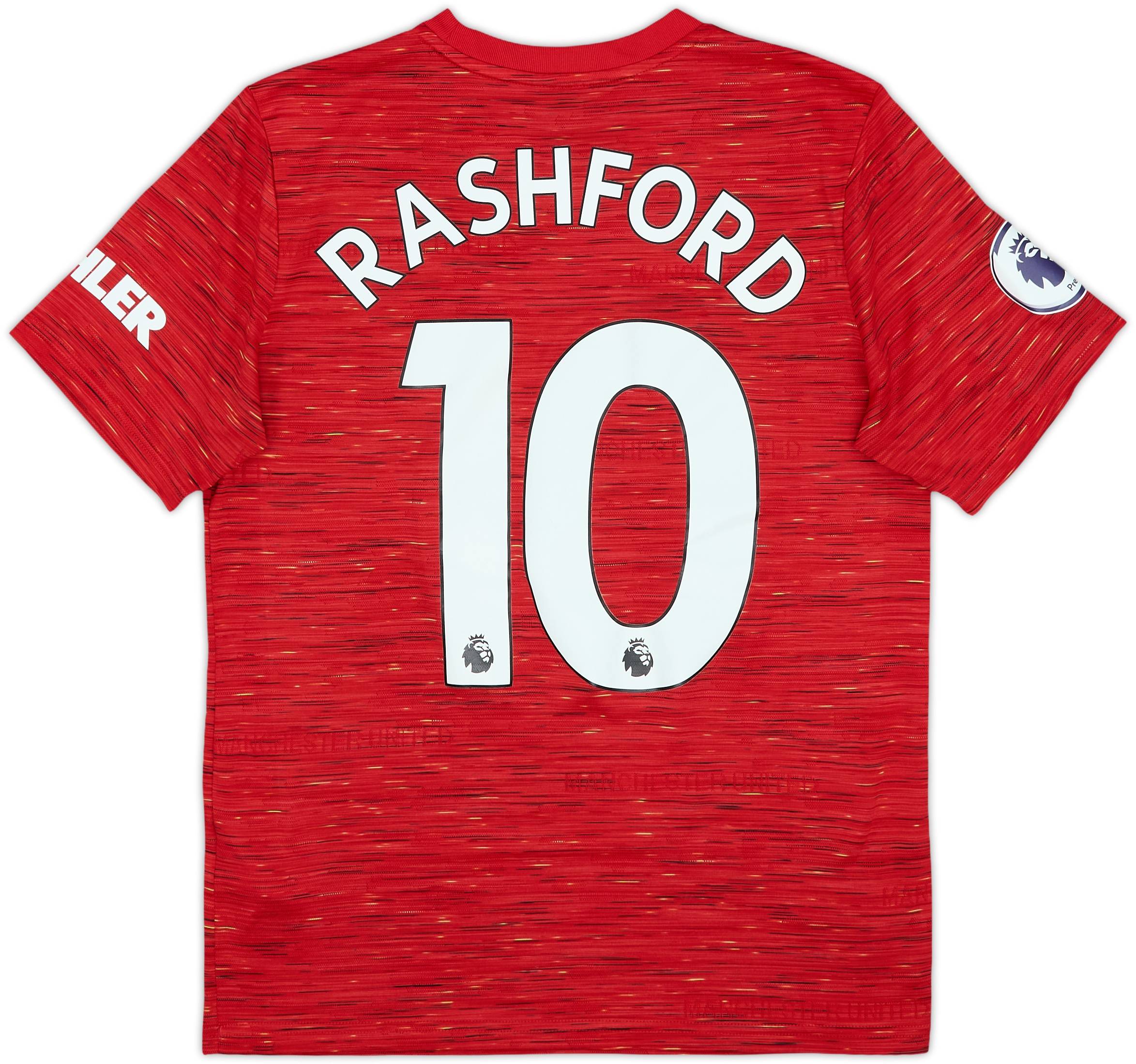 2020-21 Manchester United Home Shirt Rashford #10 - 9/10