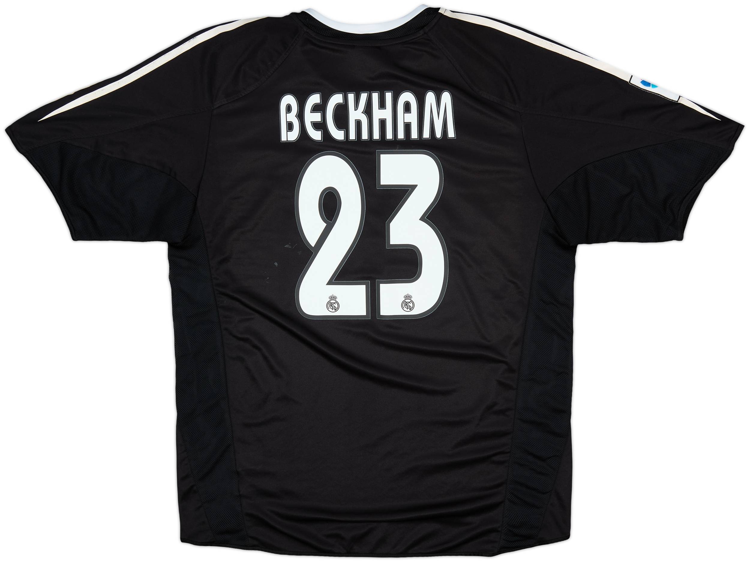 レアル・マドリード BECKHAM 23番 シャツ 2004-05 Real Madrid Away Shirt Beckham #23 - 7/10 - (L)