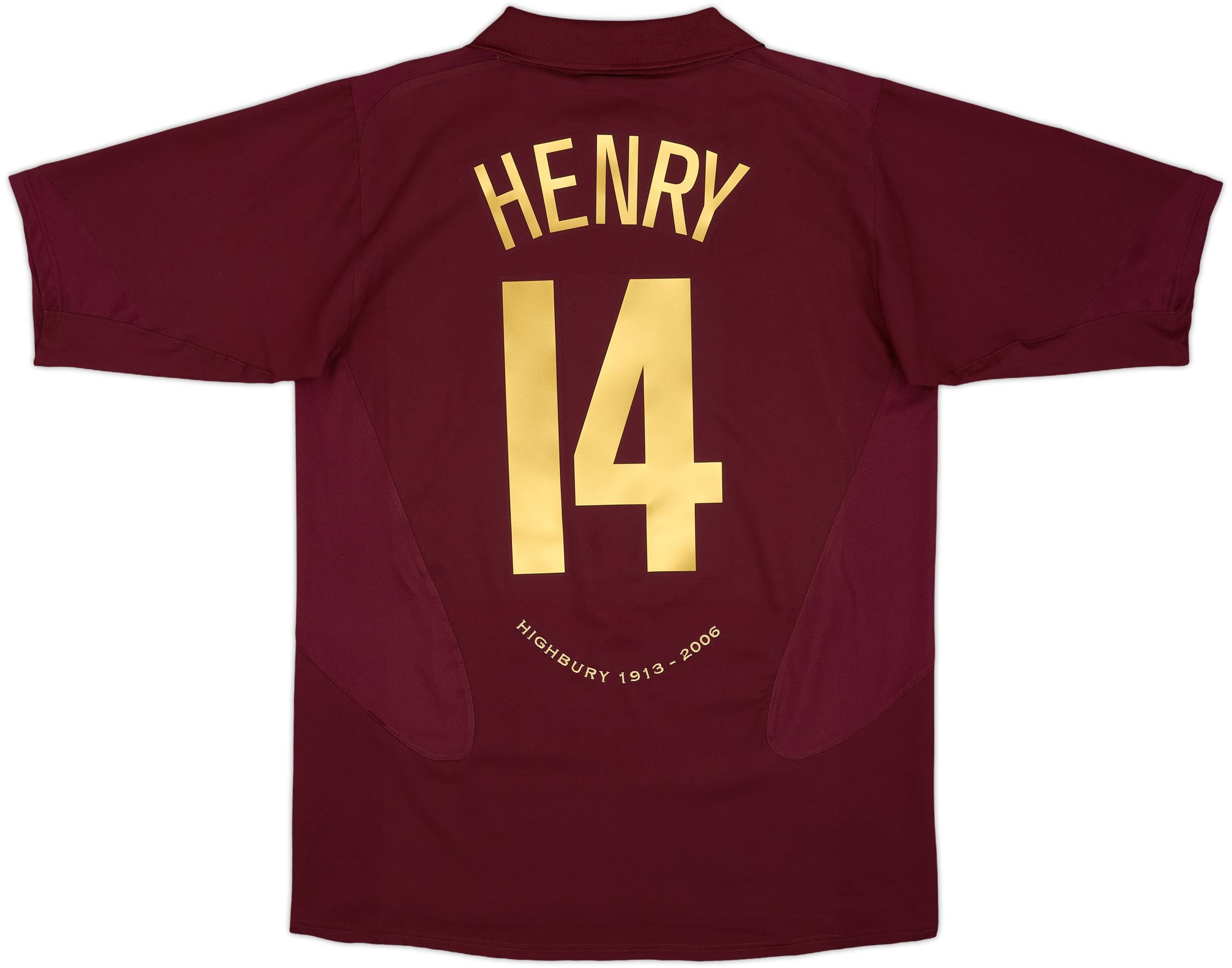 2005-06 Arsenal Home Shirt Henry #14 - 9/10 - (L)