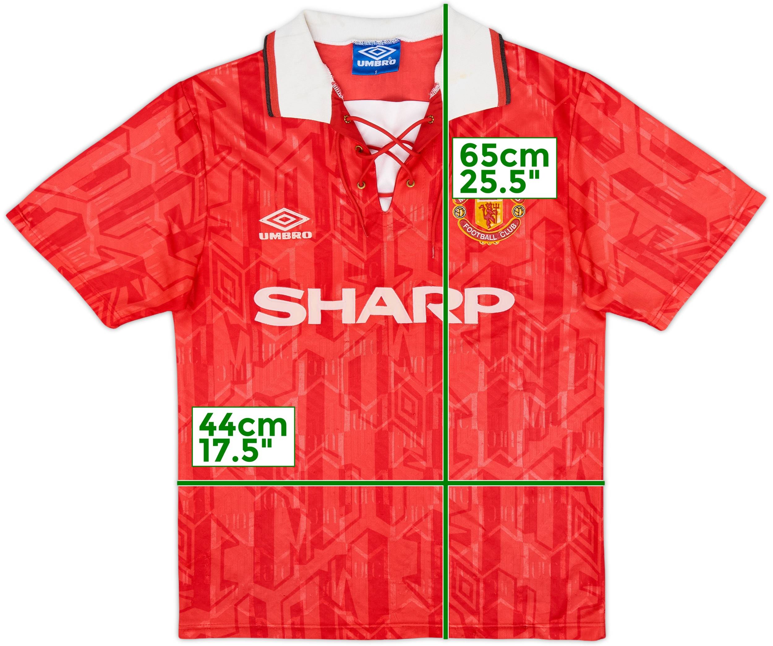 1992-94 Manchester United Home Shirt #11 - 6/10 - (S)