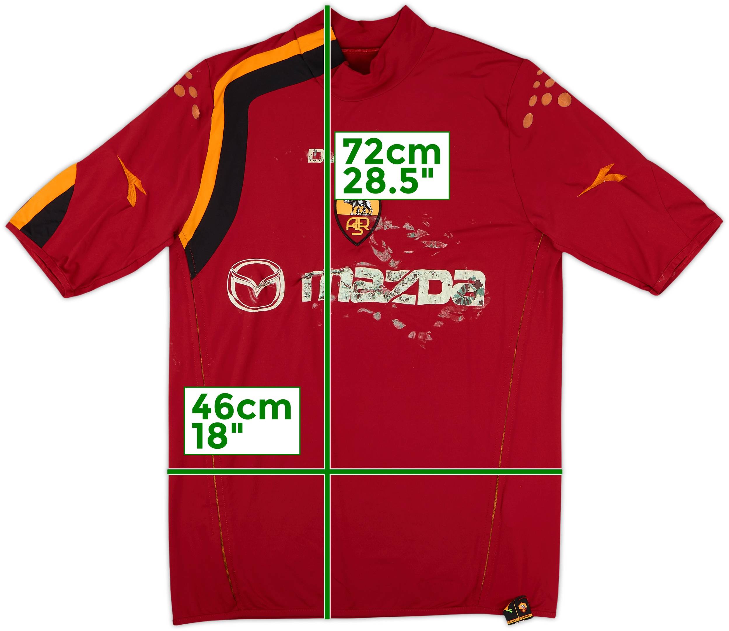 2004-05 Roma Home Shirt - 3/10 - (M)