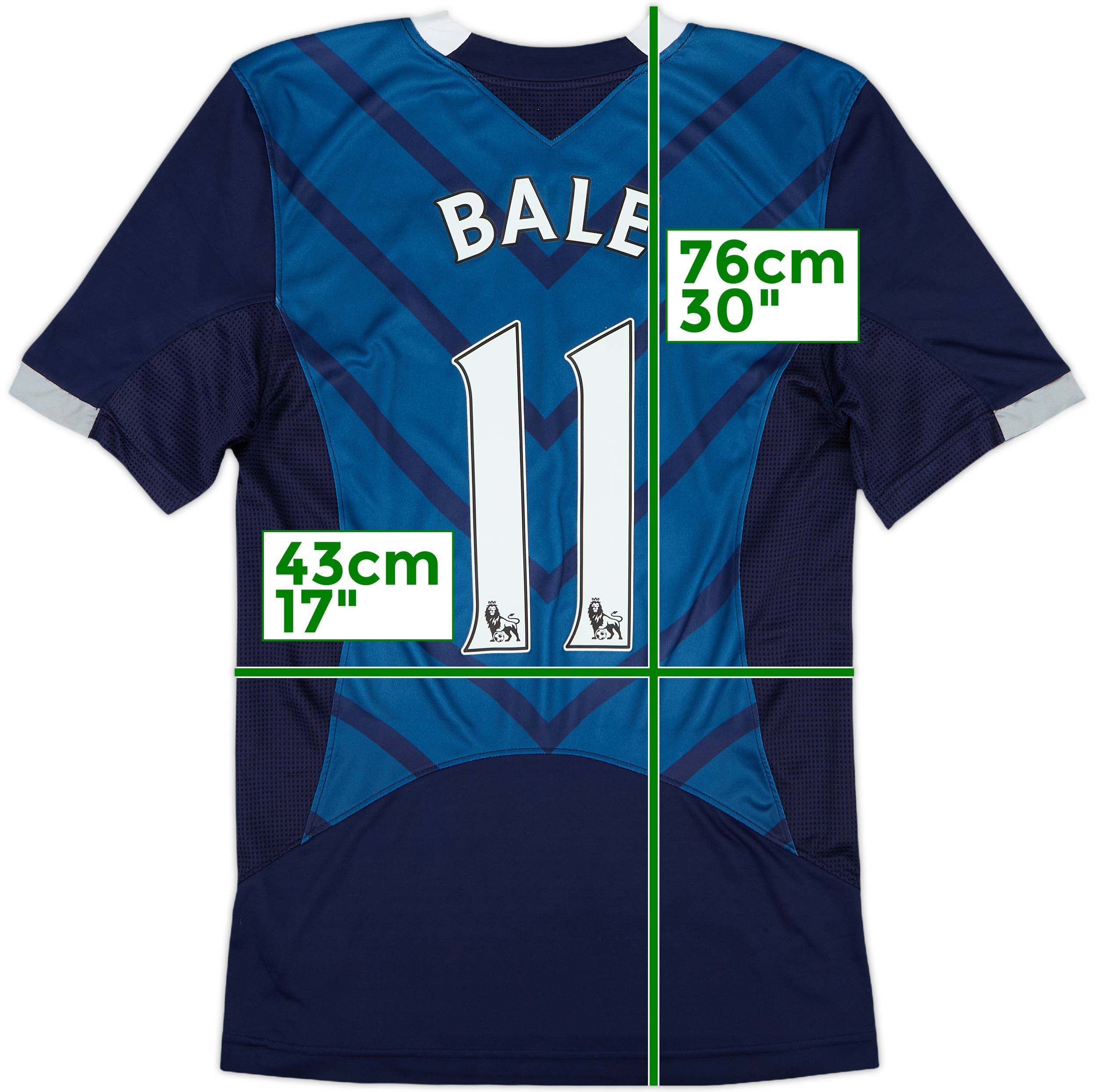 2012-13 Tottenham Away Shirt Bale #11 - 7/10 - (S)