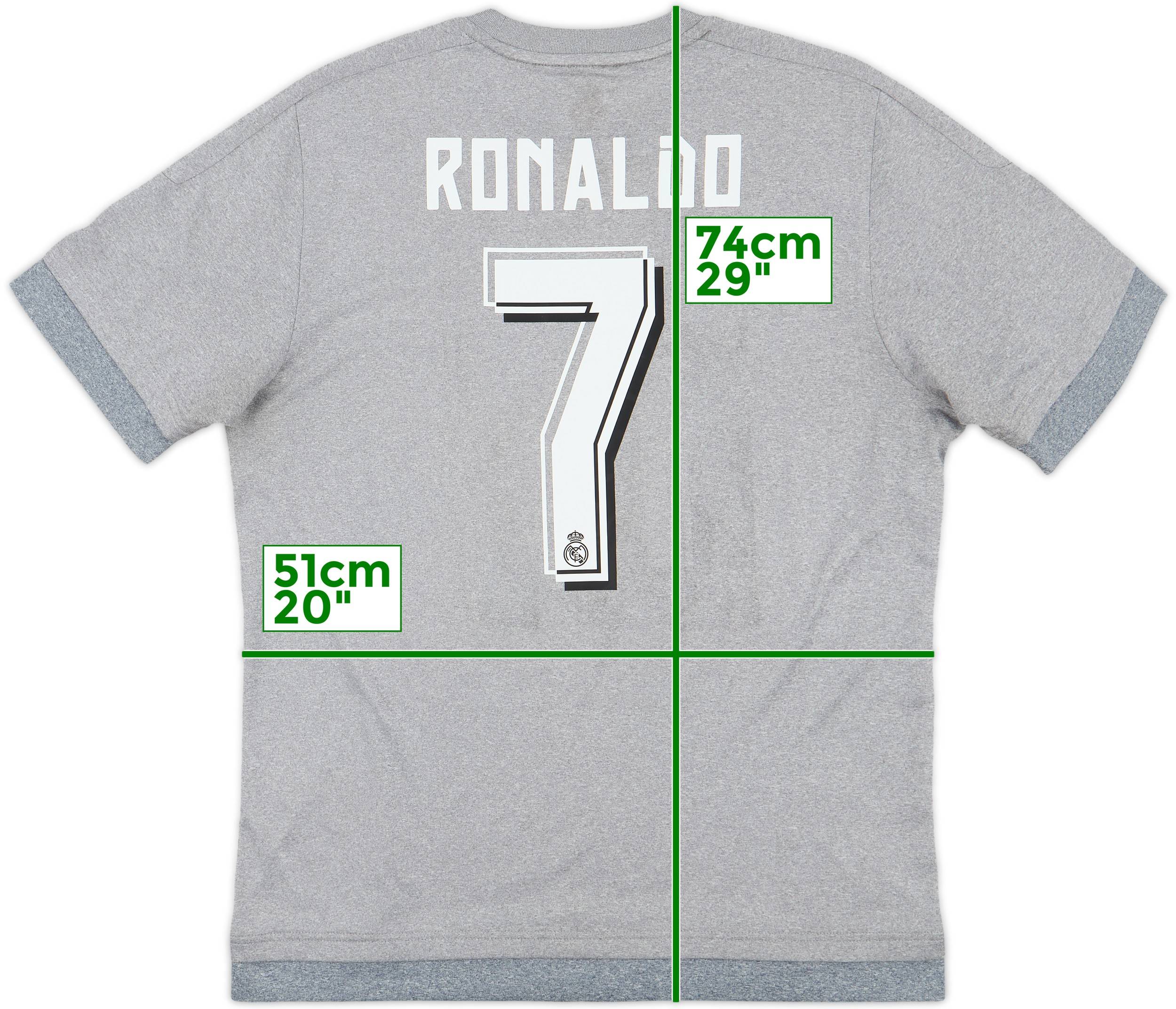 2015-16 Real Madrid Away Shirt Ronaldo #7 - 8/10 - (M)