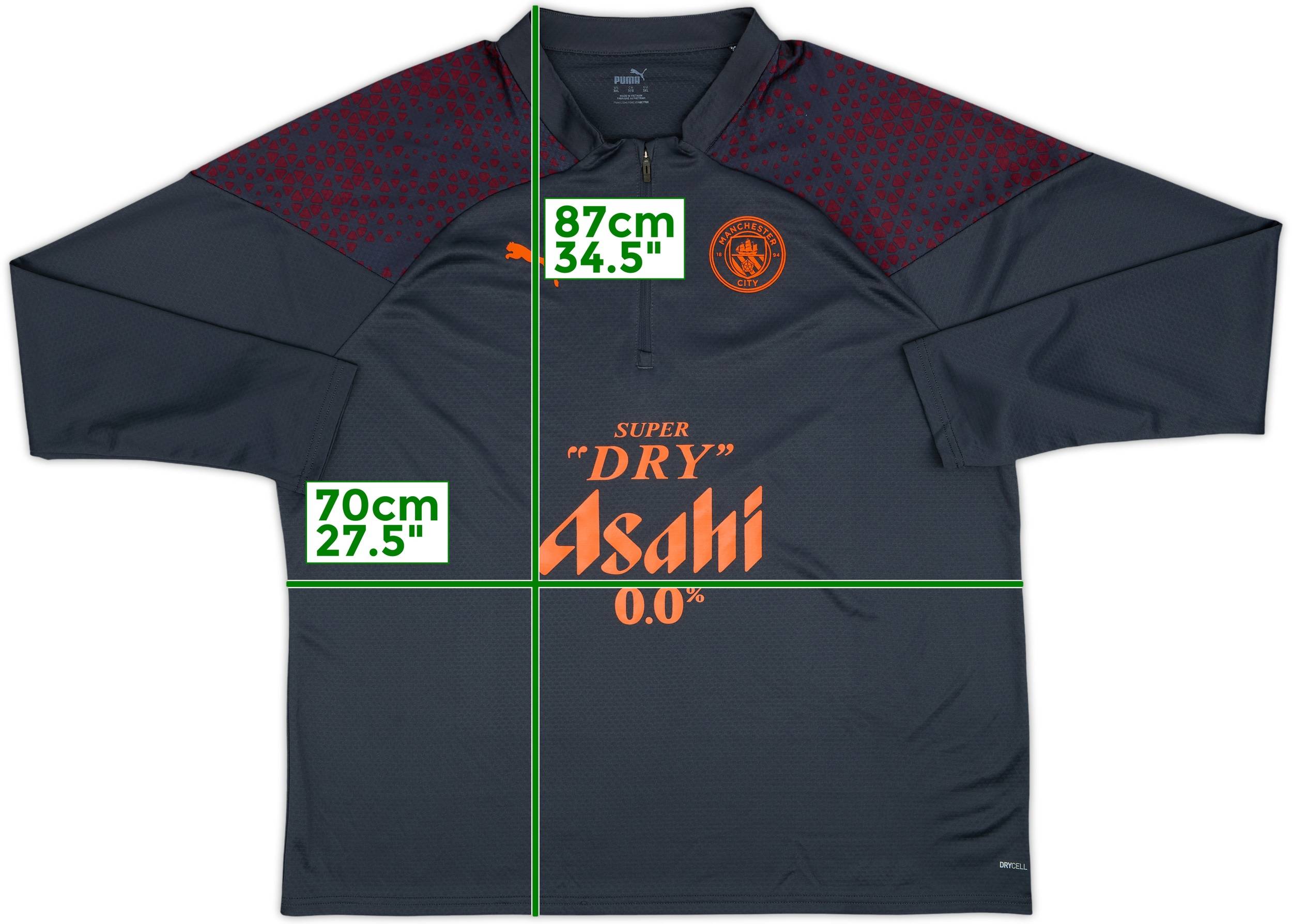 2023-24 Manchester City Puma 1/4 Zip Drill Top - 9/10 - (3XL)