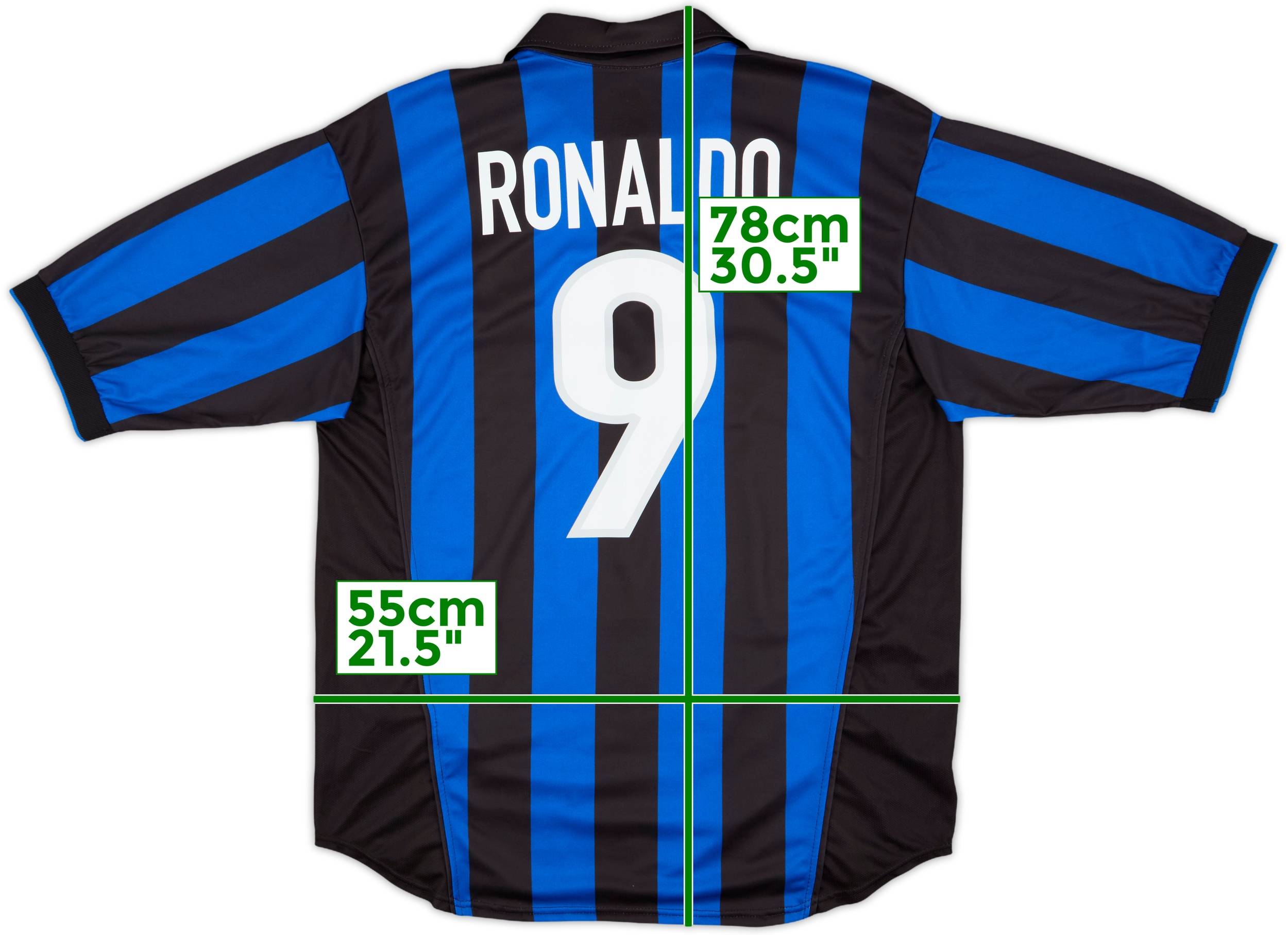 ウェア inter 1998 1999 Ronaldo 9 Ronaldo Inter Milan 1998 1999 Nike Blue Soccer Football M
