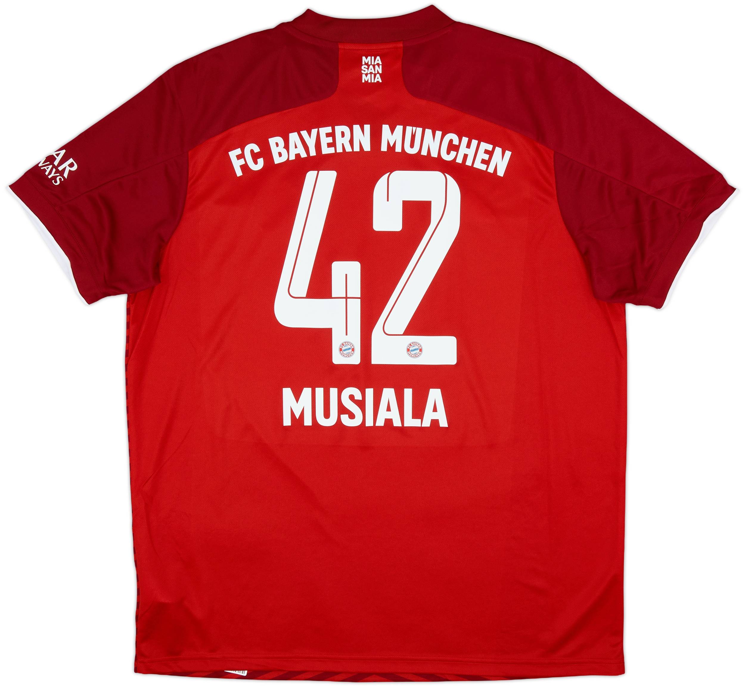 2021-22 Bayern Munich Home Shirt Musiala #42 (XL)
