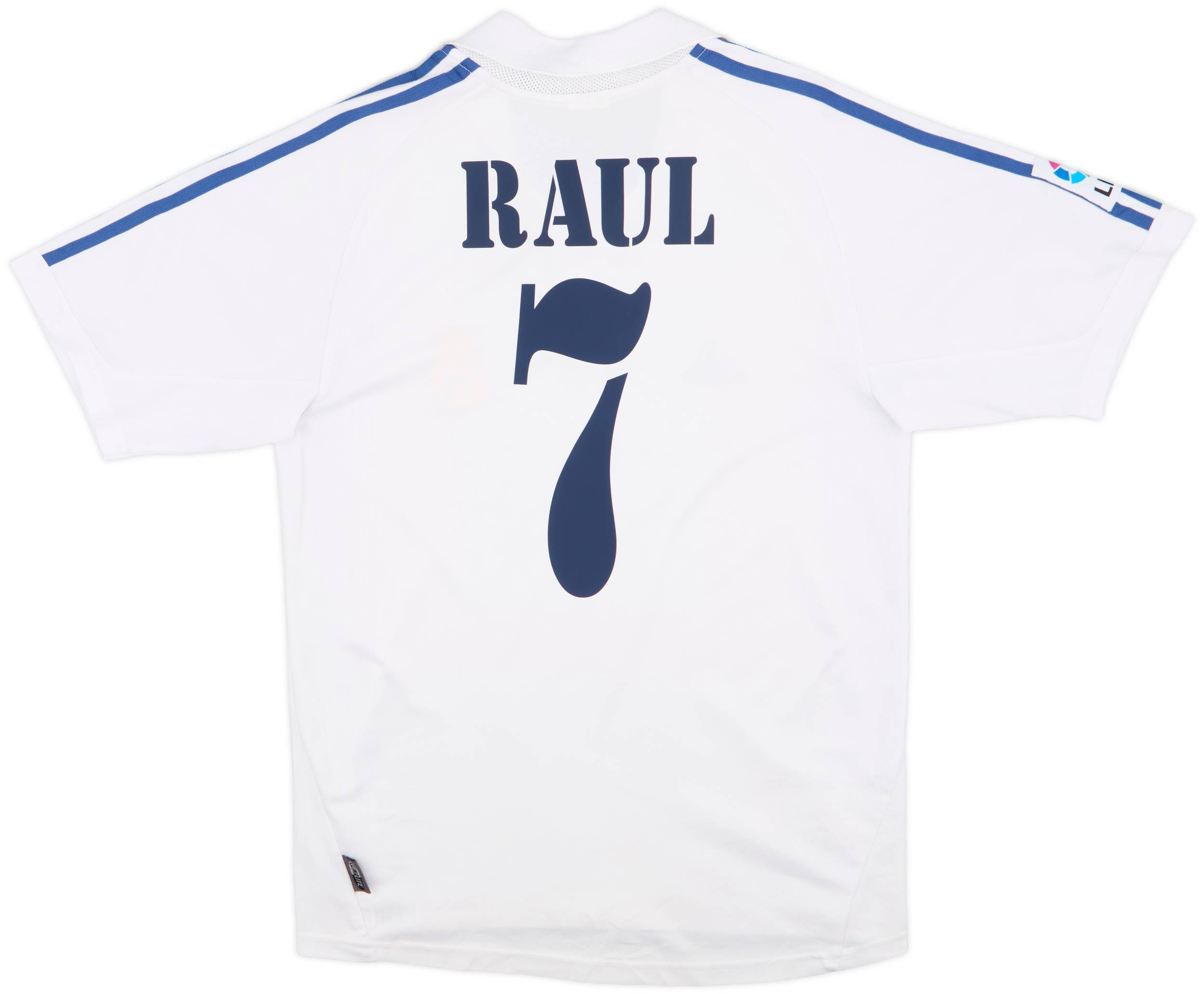 レアル・マドリード RAUL 7番 シャツ 2001 Real Madrid Home Shirt Raul #7 - 6/10 - (S)