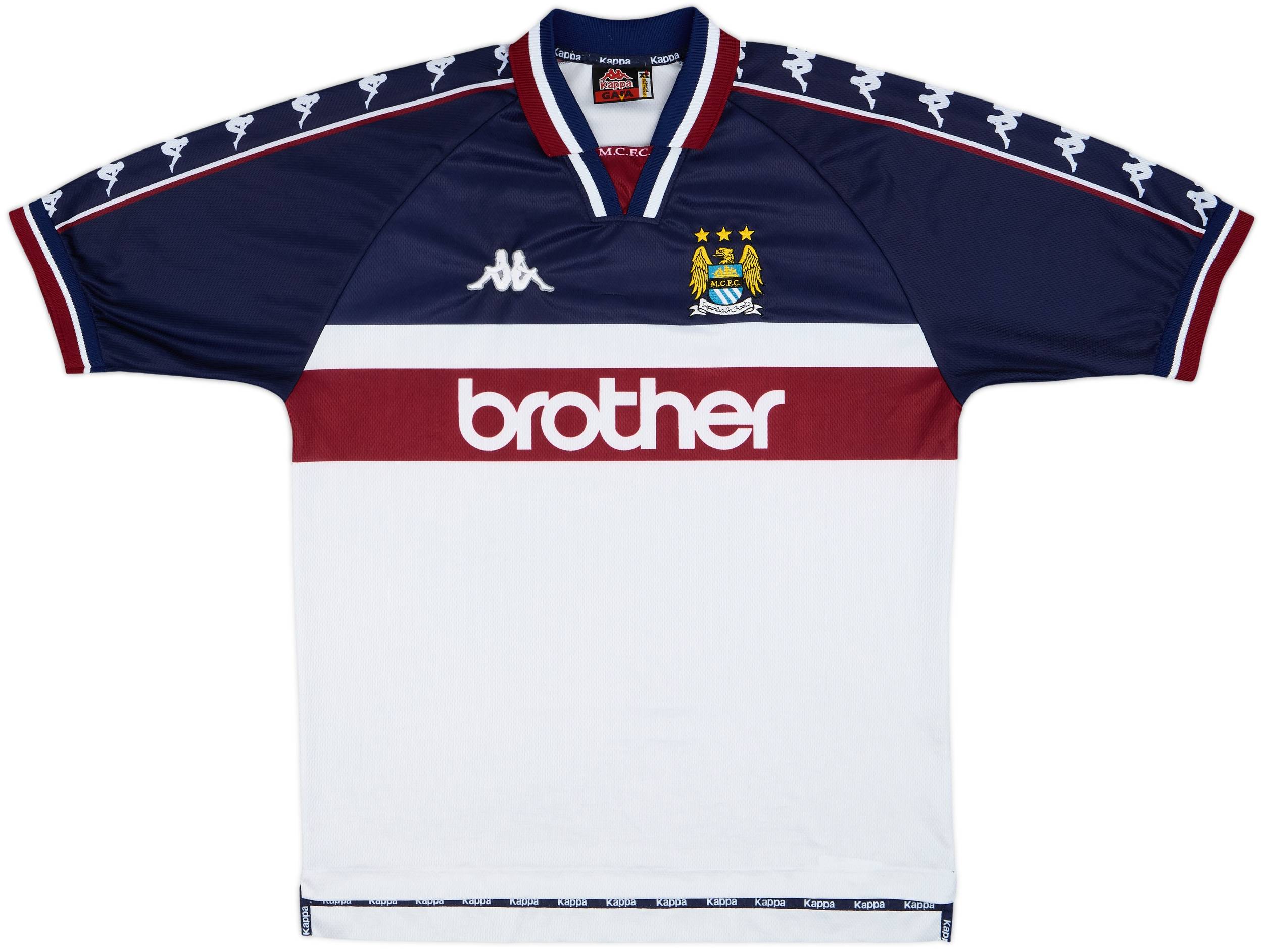 マンチェスター・シティ Kappa サッカーシャツ　97-98 Kappa Manchester City 1997/1998 Home Football Shirt Soccer