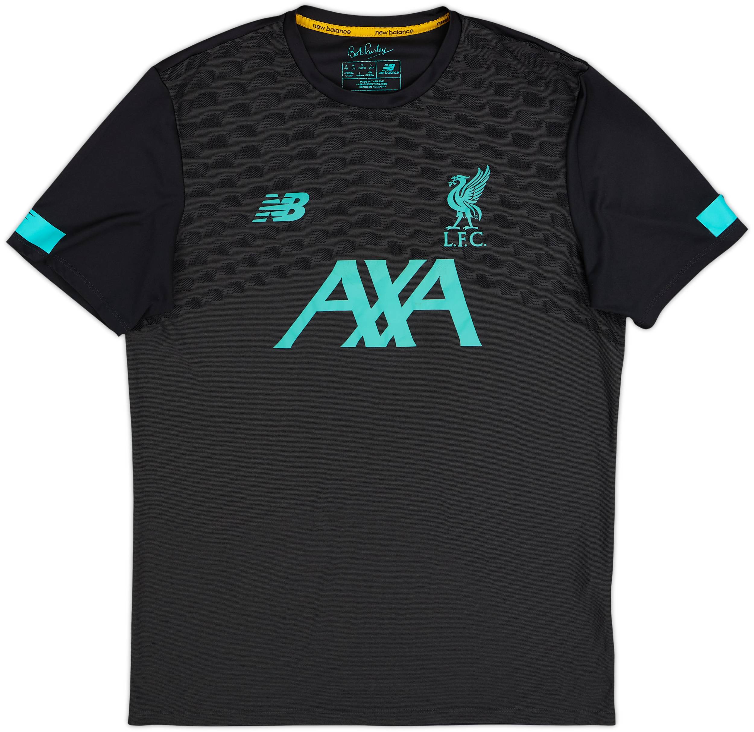 Liverpool FC サッカーシャツ New Balance ダークグレー Soccer Shirts - New Balance Liverpool FC Home GK LS Jersey