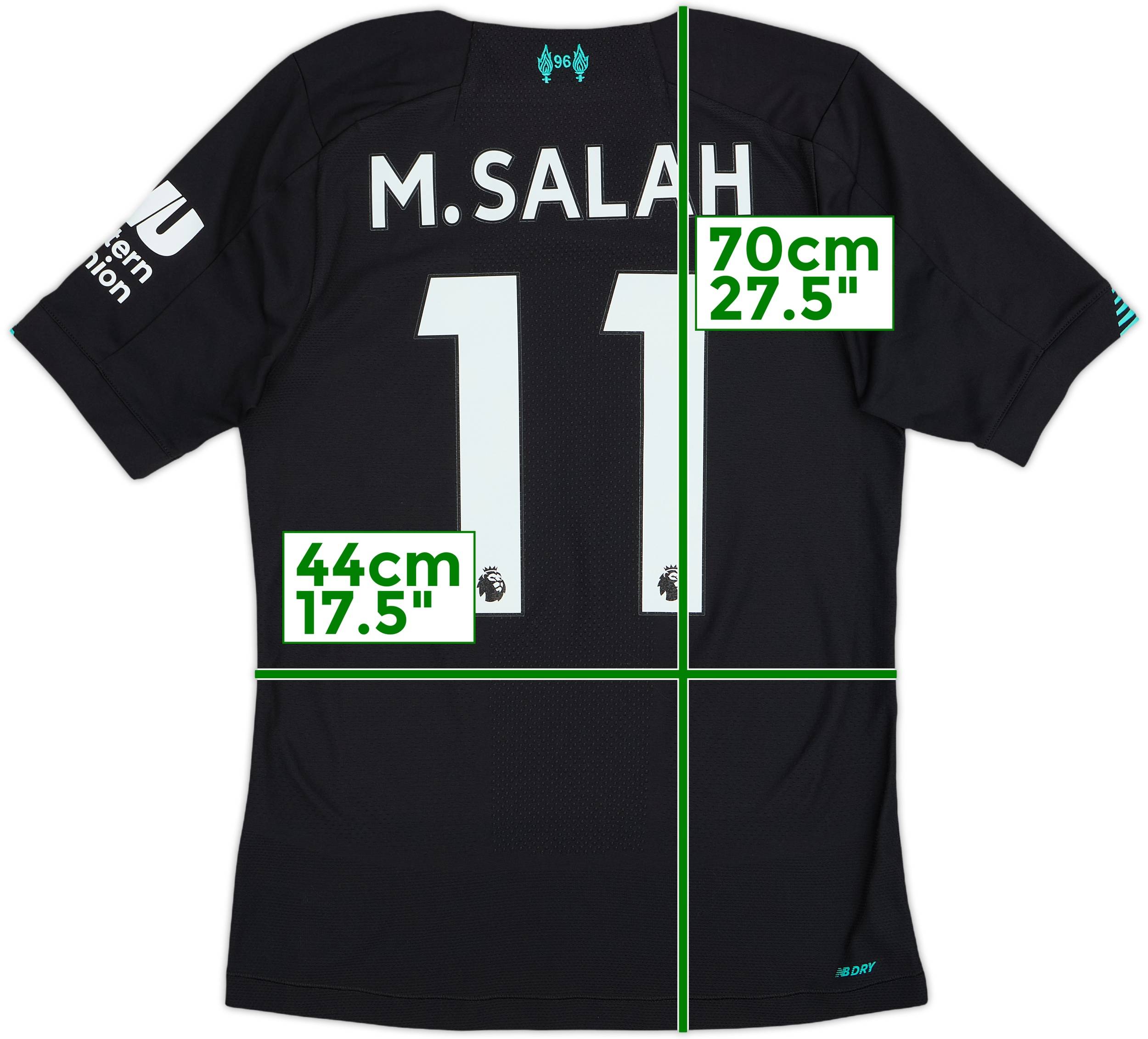 2019-20 Liverpool Authentic Third Shirt M.Salah #11 - 10/10
