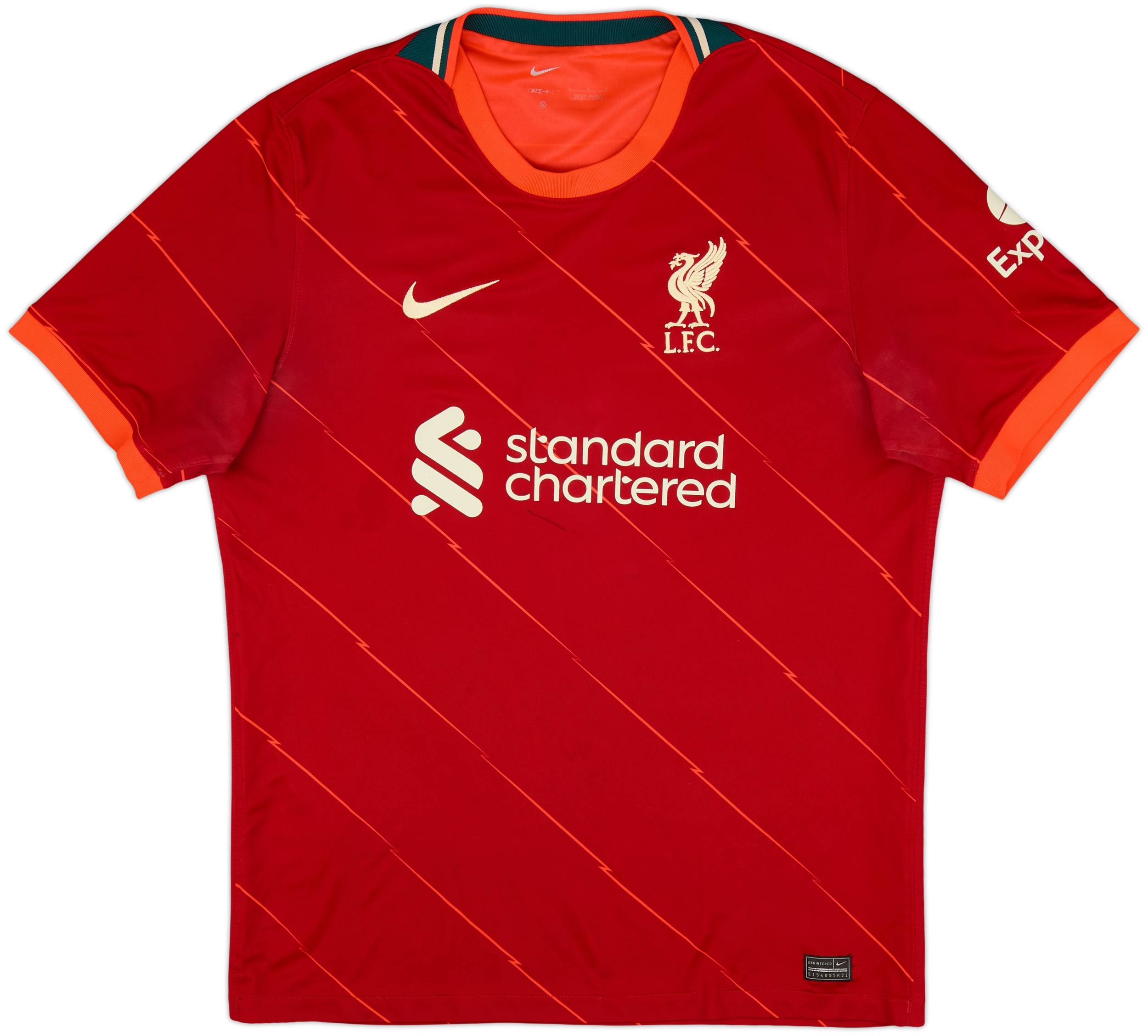 2021-22 Liverpool Home Shirt M.Salah #11 - 5/10 - (L)