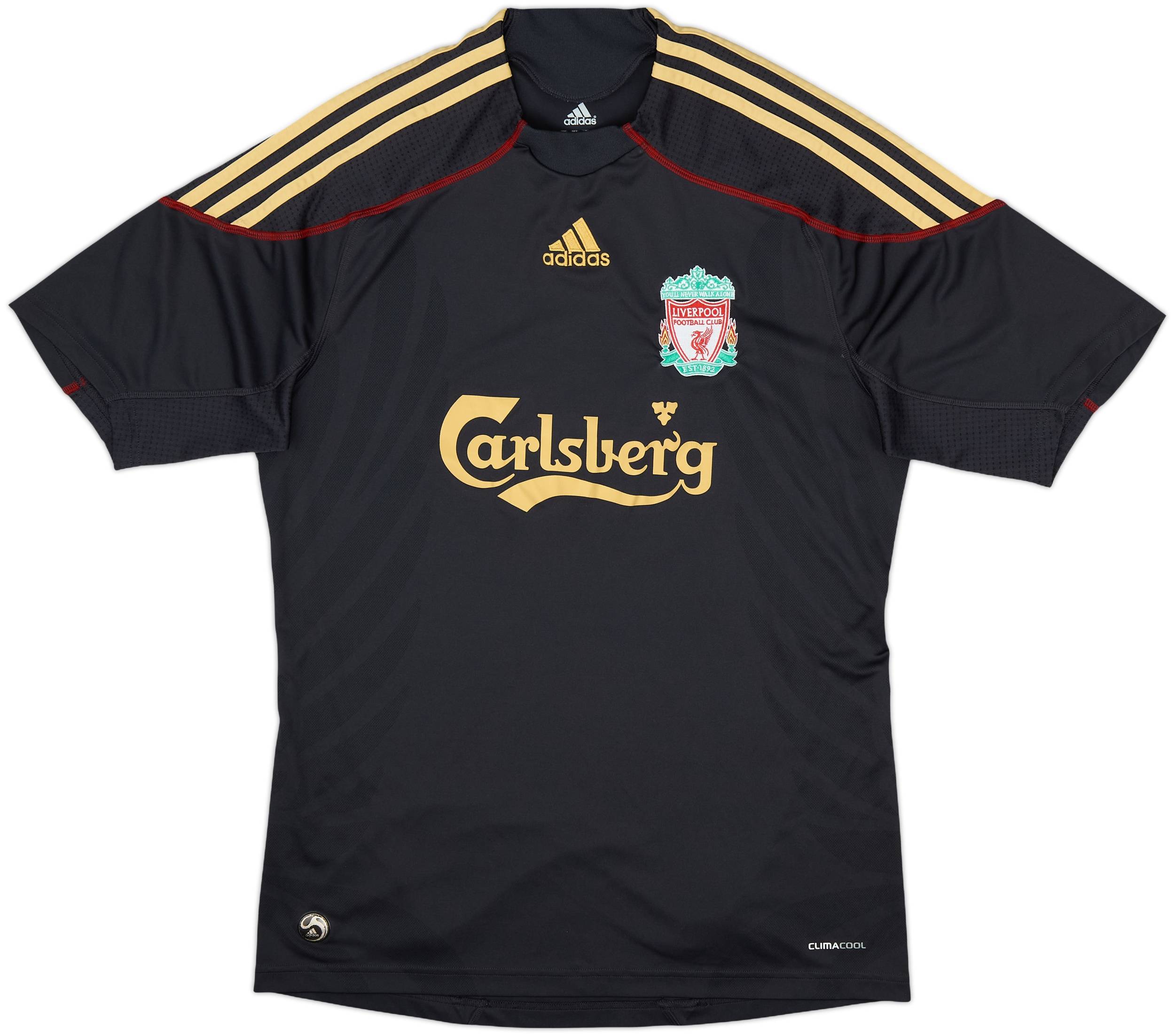 ウェア Liverpool 09/10 Away Uniform 2009-10 Liverpool Away Shirt Aquilani #4 - 8/10 - (M)