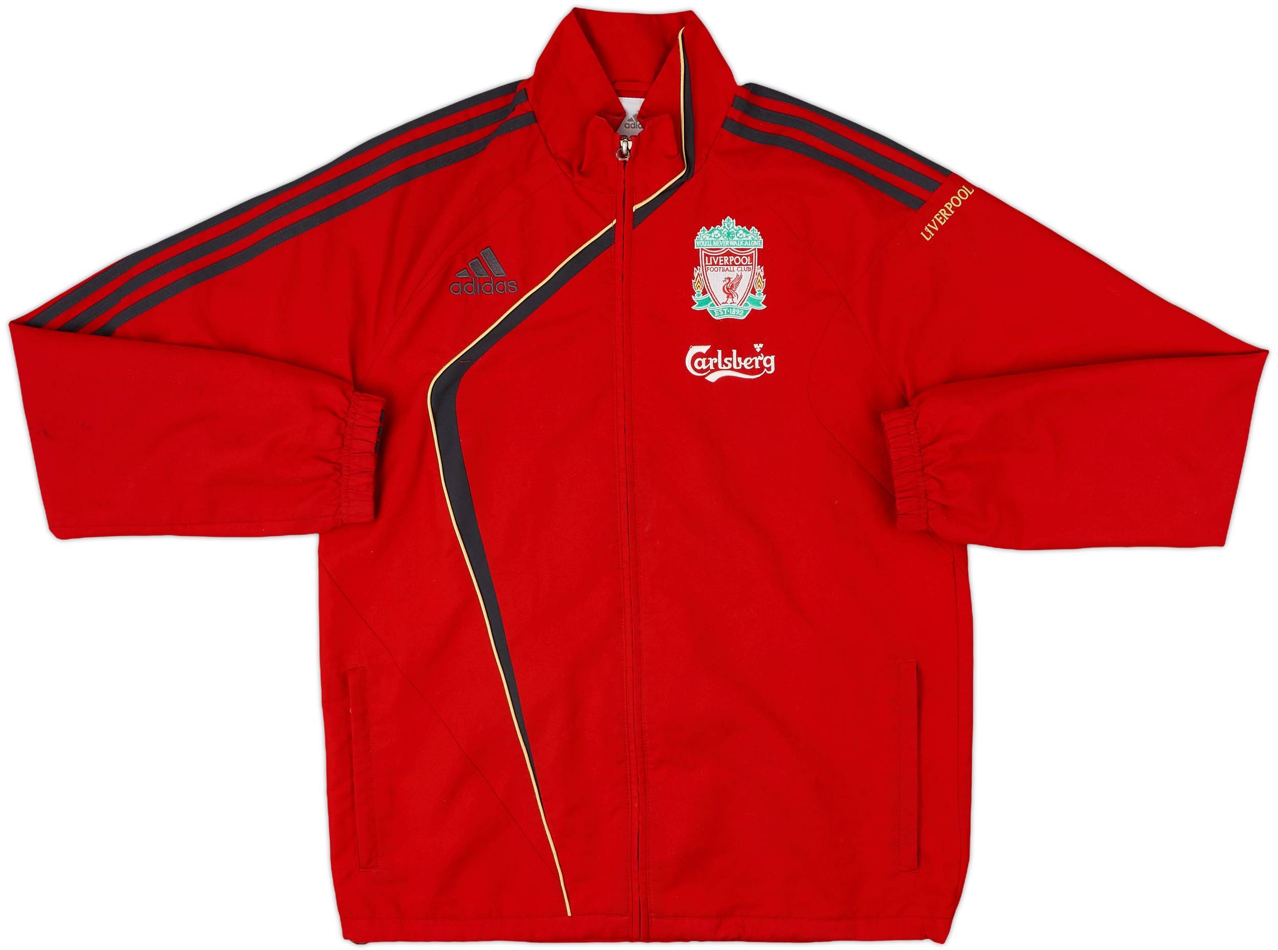 ウェア adidas liverpool 2009-10 Liverpool adidas Track Jacket - 8/10 - (S)
