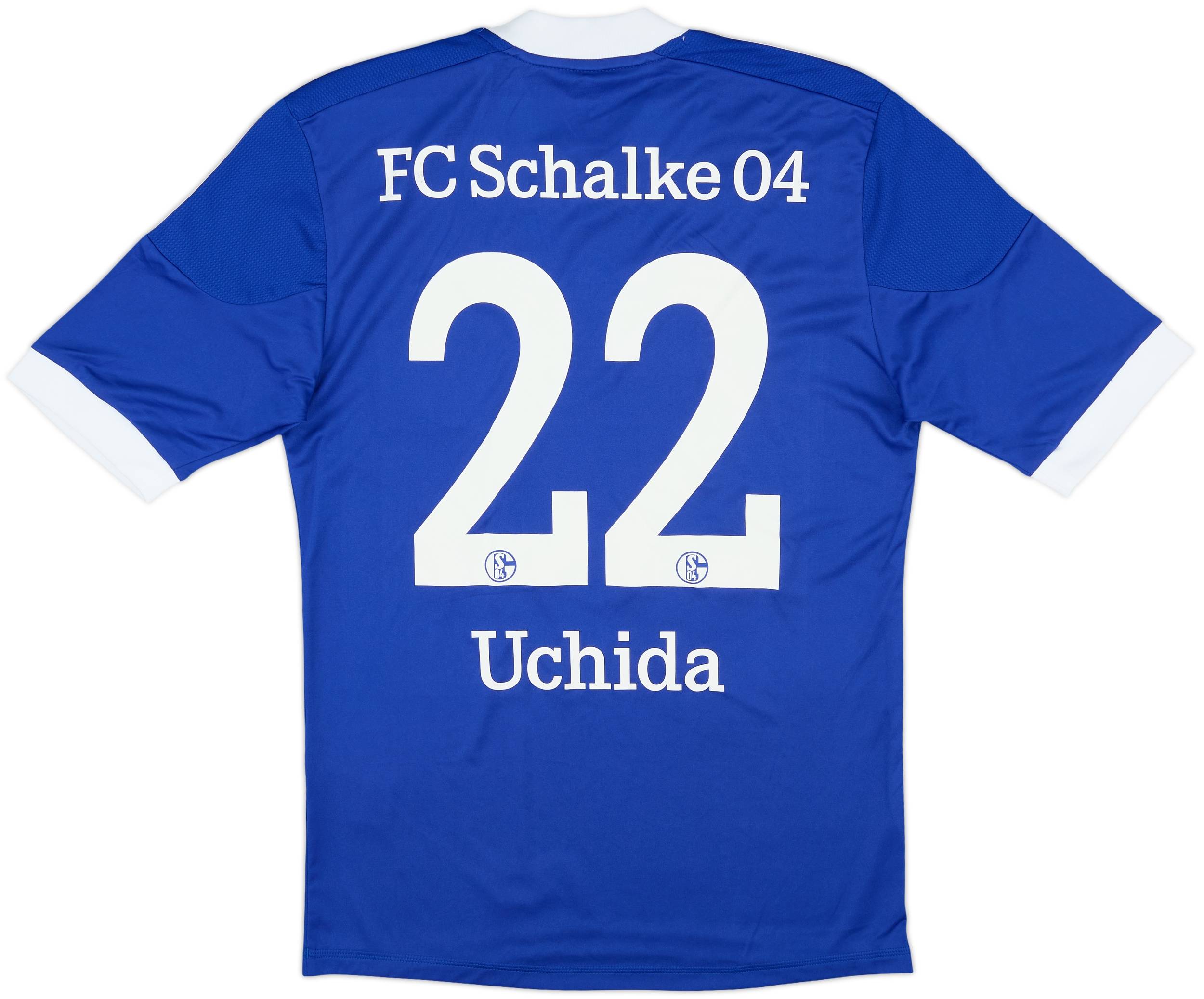 2012-14 Schalke Home Shirt Uchida #22 (S)