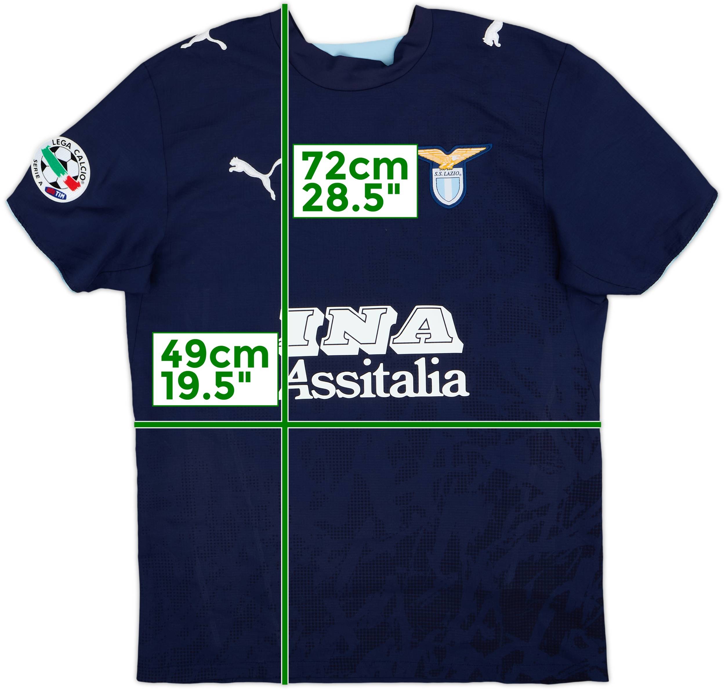 PUMA S.S. Lazio 100周年記念シャツ XL 2002-03 Lazio Third Shirt - 9/10 - (XL)