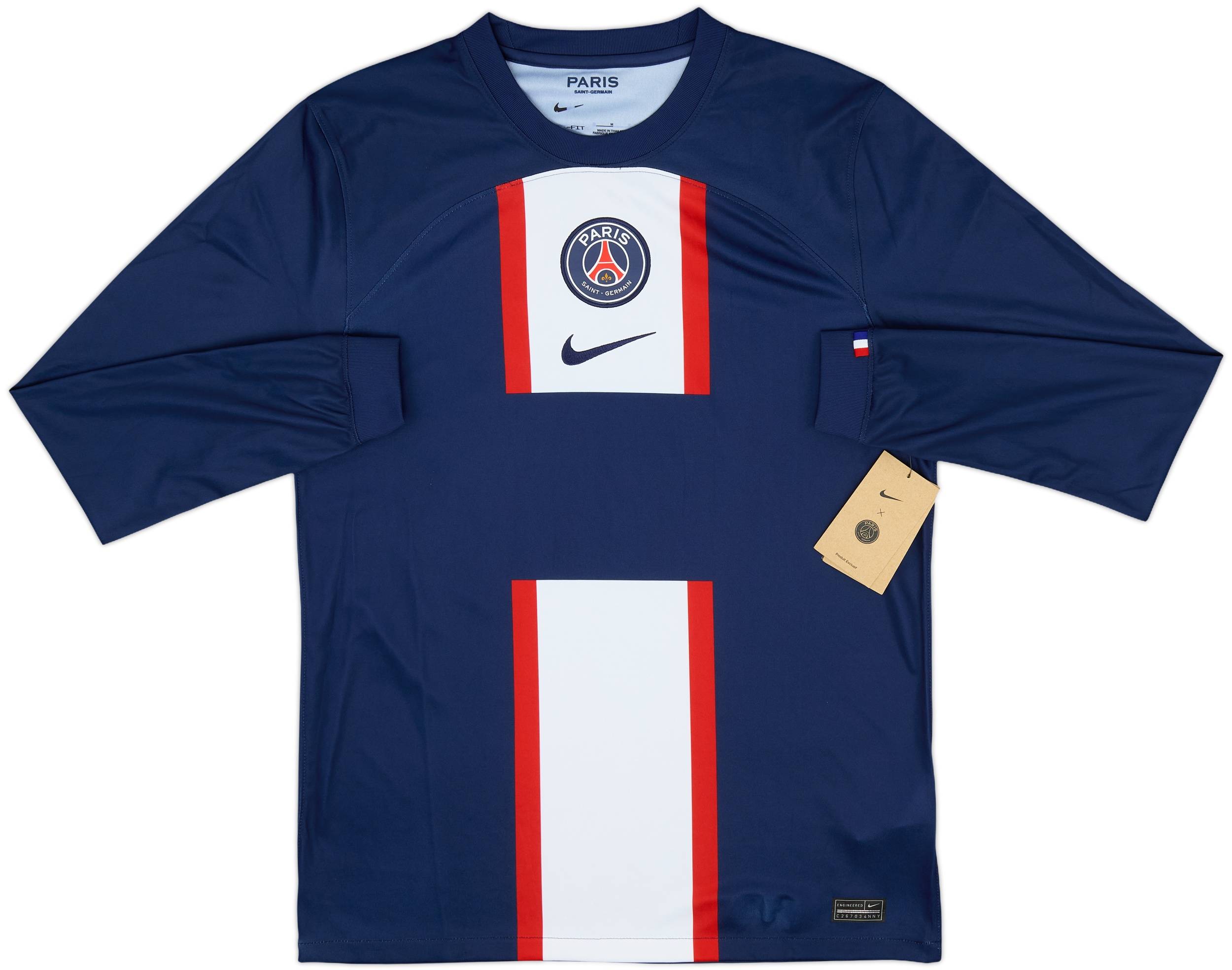 2022-23 Paris Saint-Germain Home L/S Shirt Messi #30 (M)