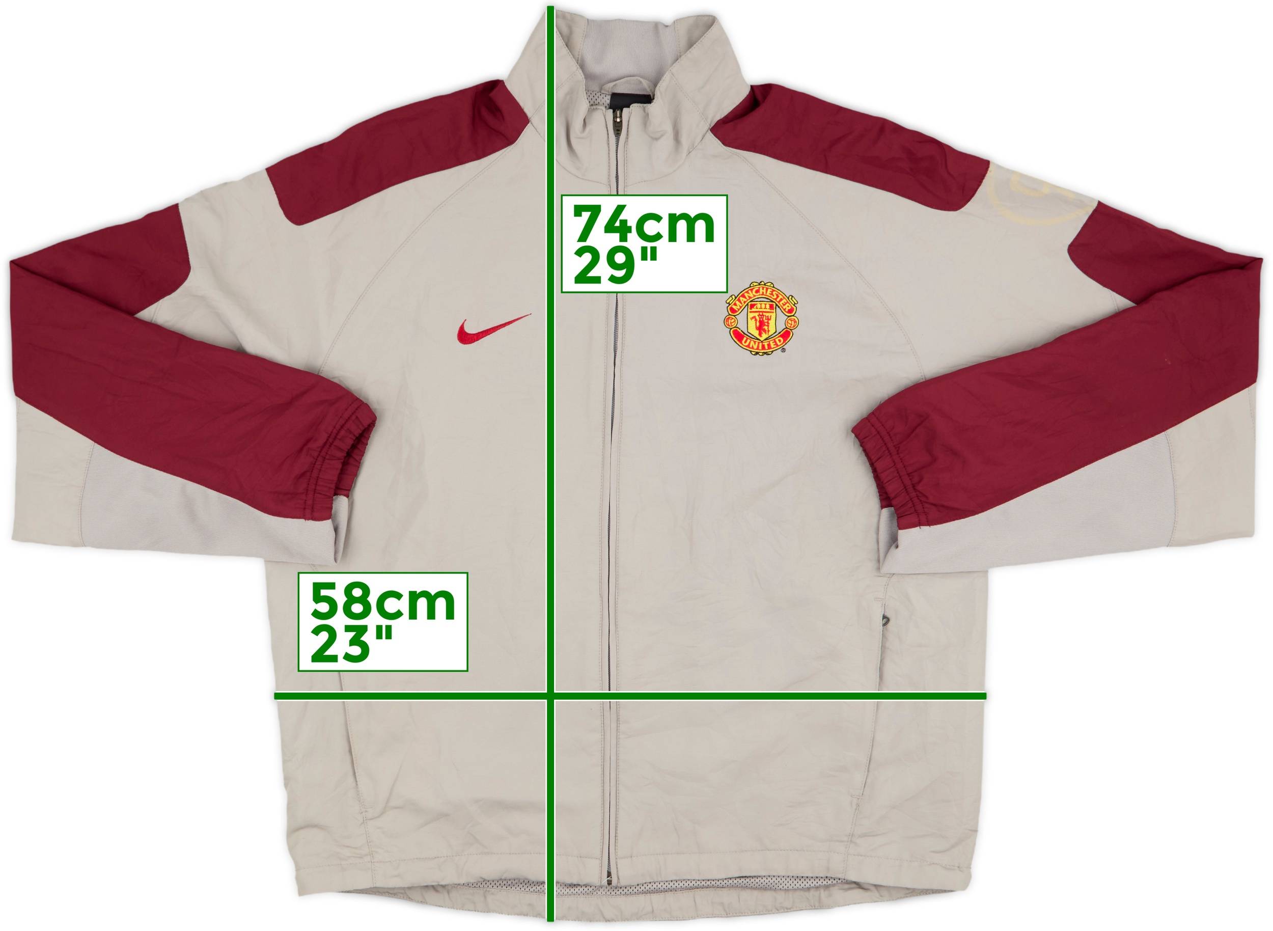 2004-05 Manchester United Nike Track Jacket - 7/10 - (M)
